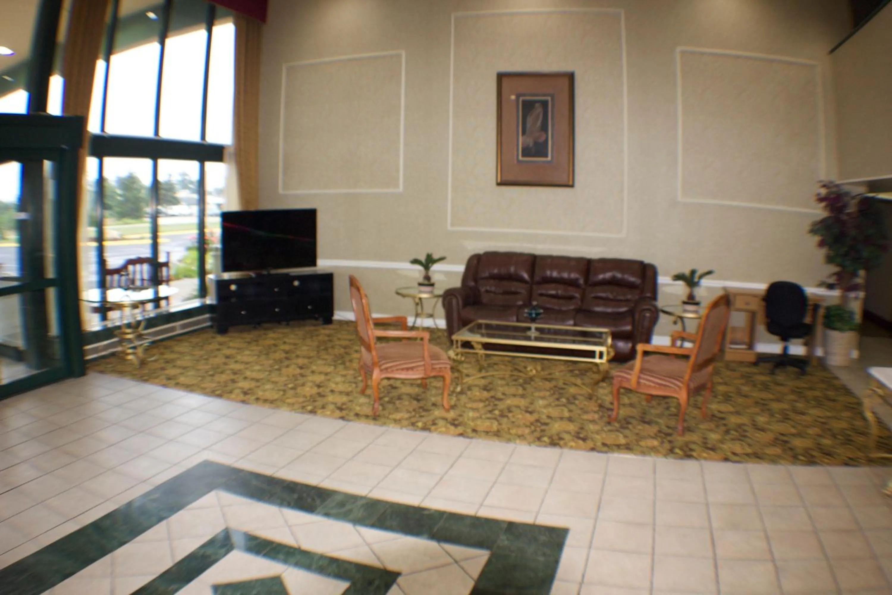 Lobby or reception in The Garden Inn