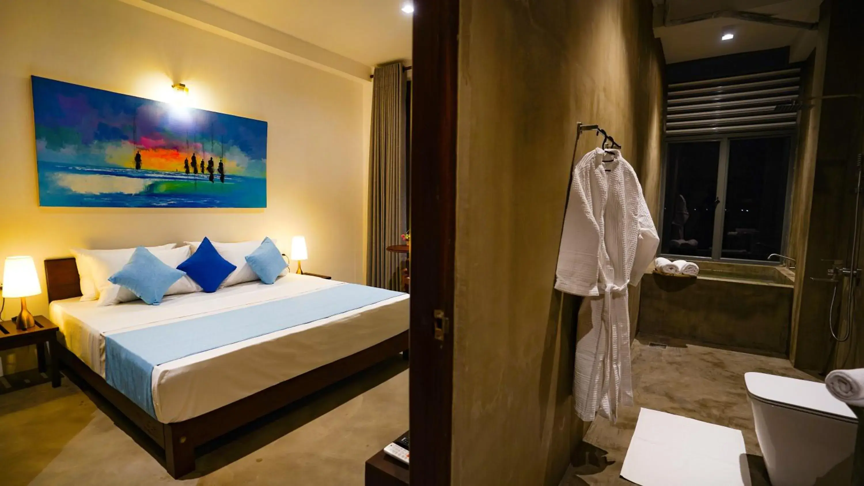 Bed in Beyond The Sea By Ceylonese Bed in Beyond The Sea By Ceylonese