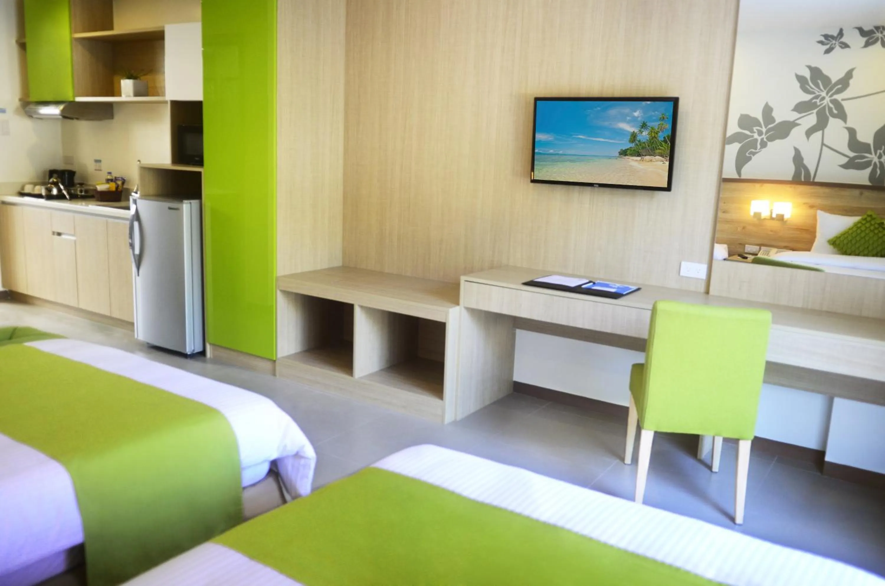 TV and multimedia, Bed in Azalea Hotels & Residences Boracay