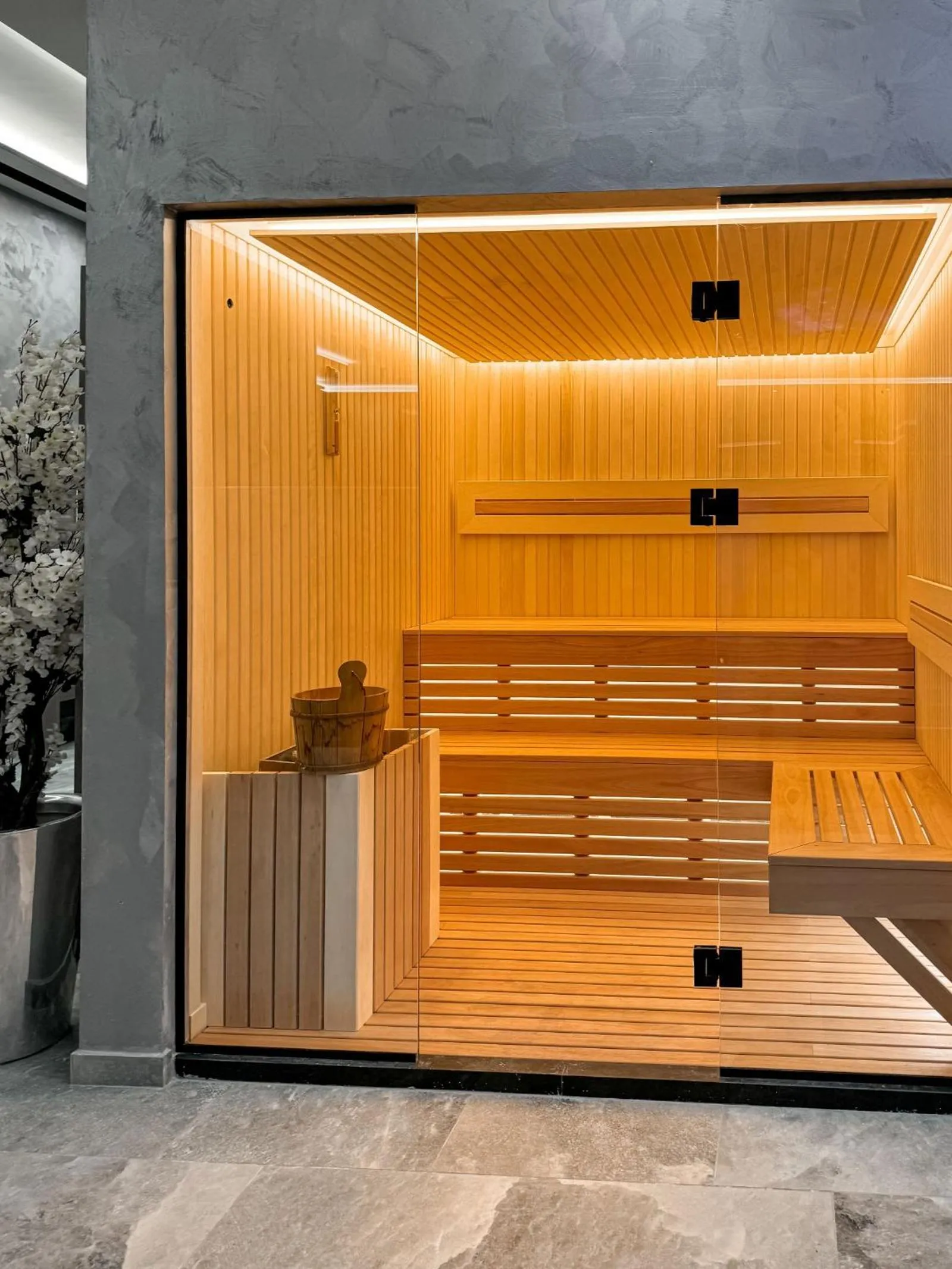 Sauna in Toer Hotel & SPA