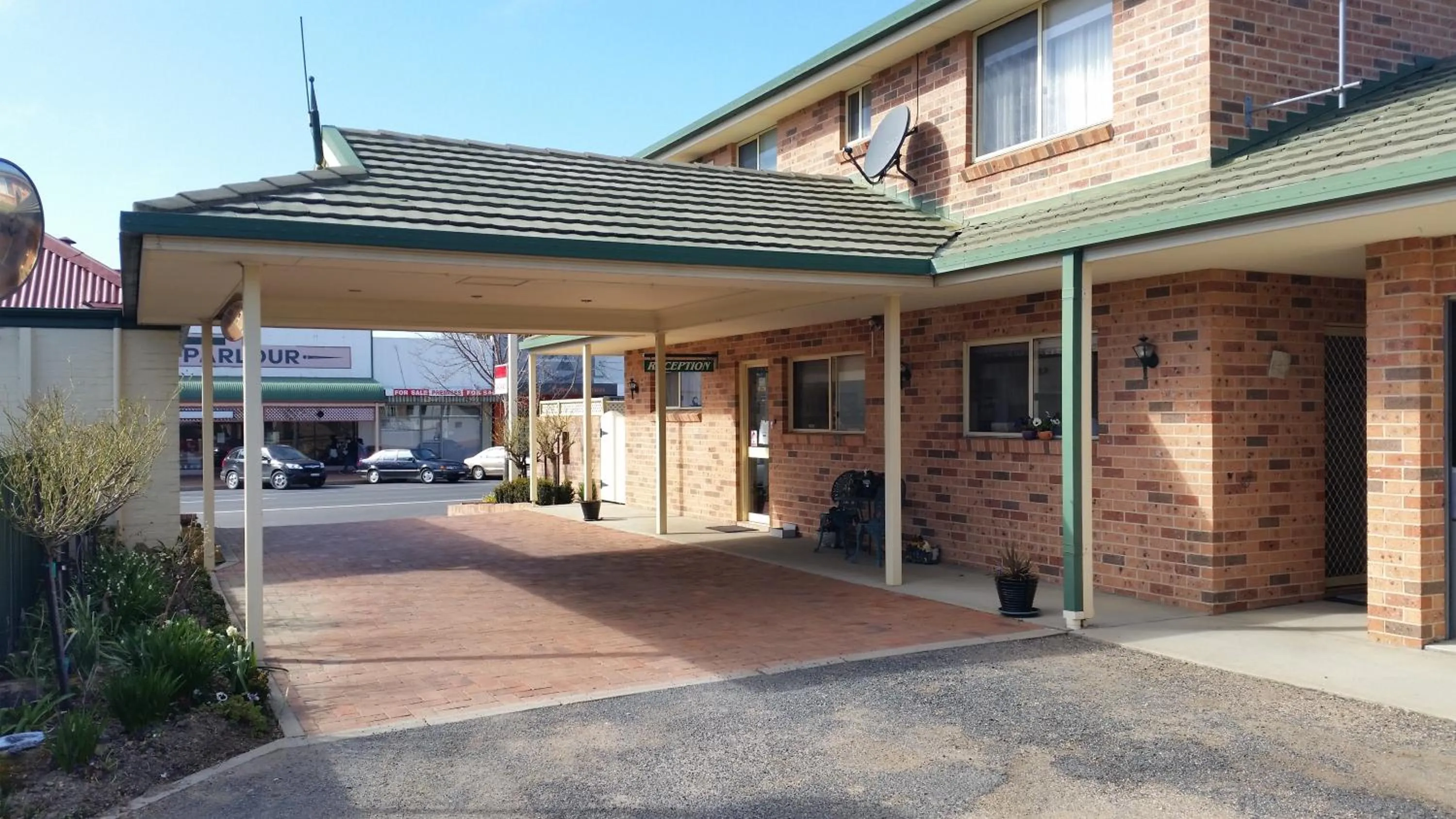 Facade/entrance in Blayney Central Motel