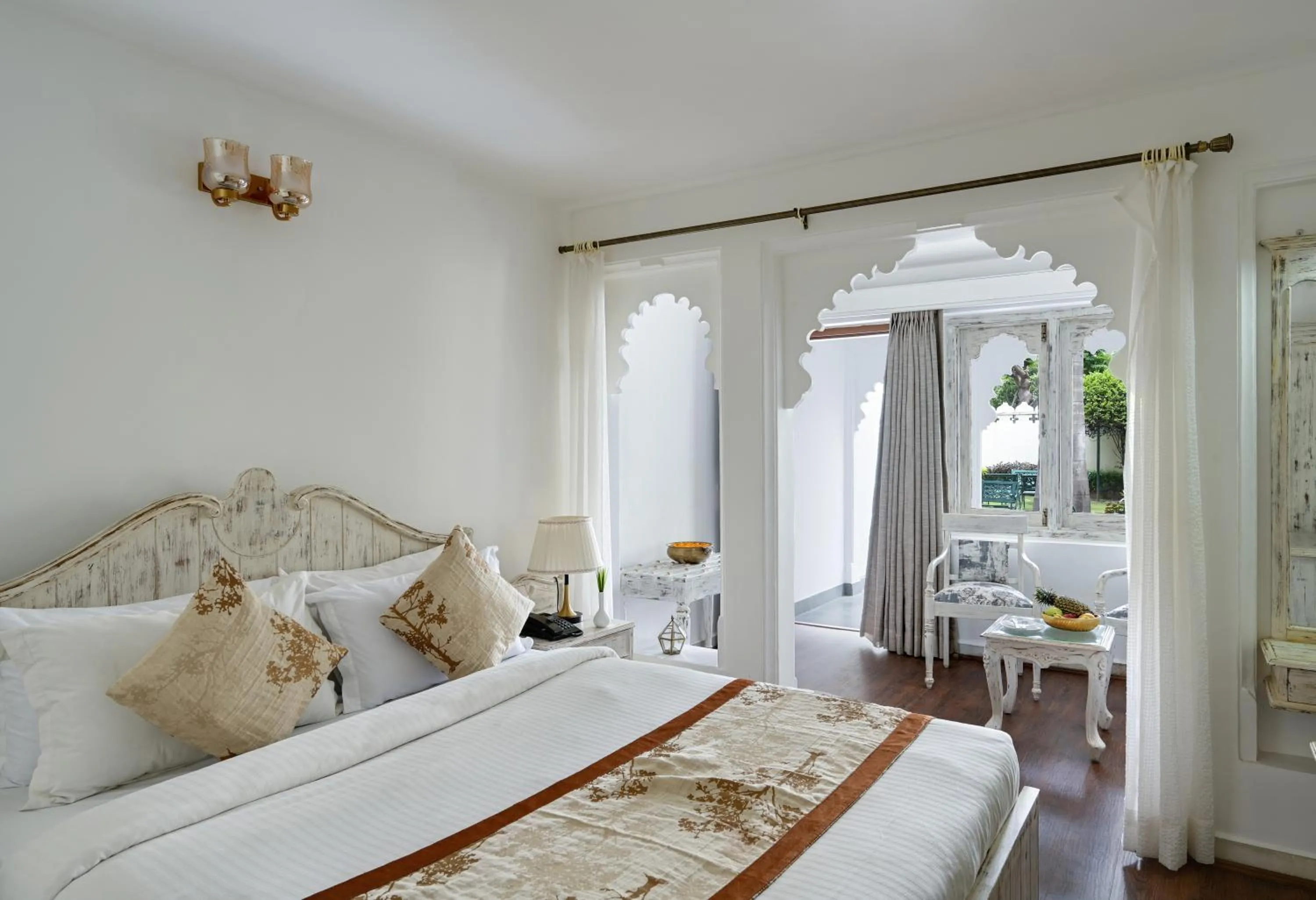 View (from property/room), Bed in Swaroop Vilas - Lake Facing Boutique Hotel