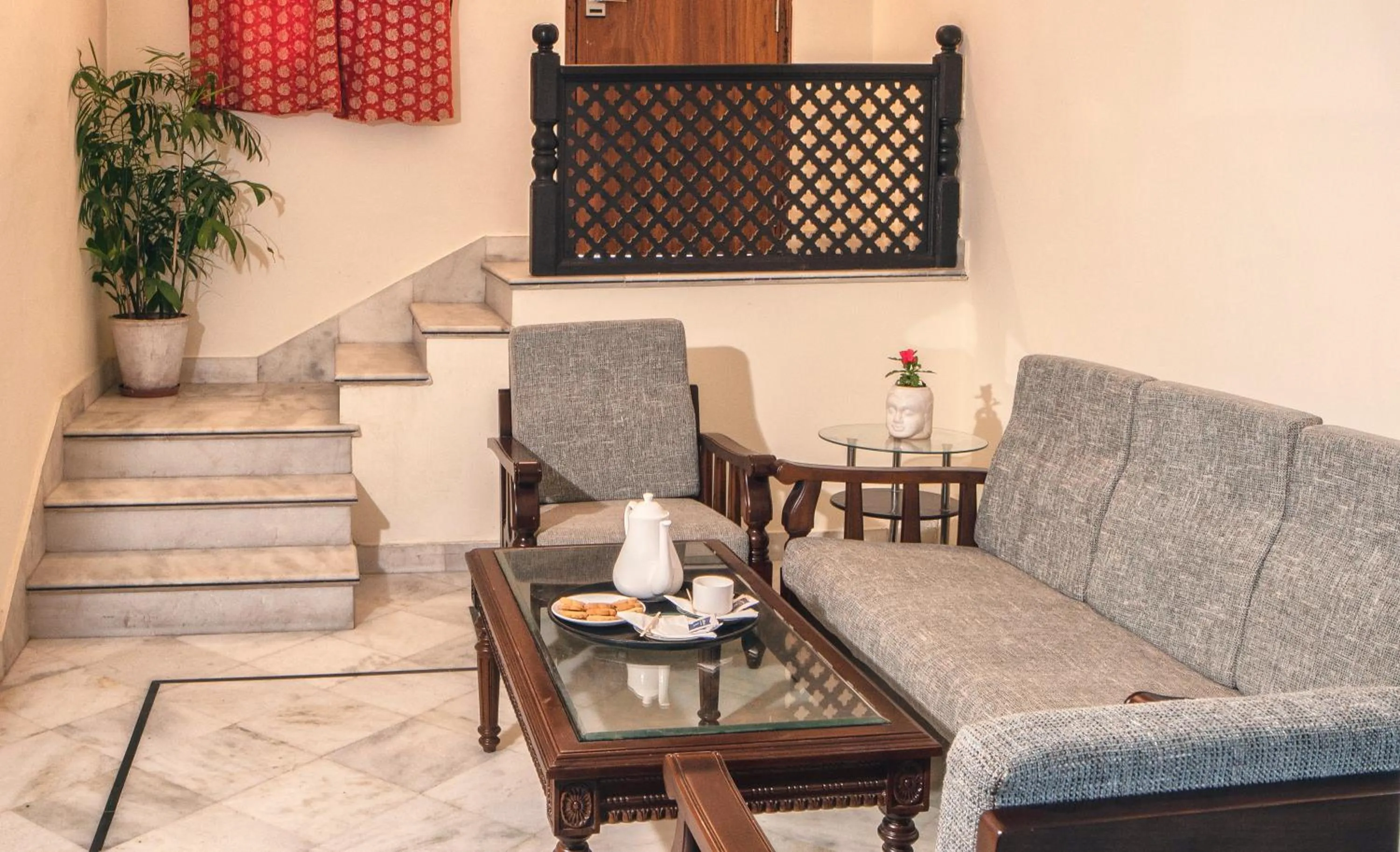 Balcony/Terrace in Swaroop Vilas - Lake Facing Boutique Hotel