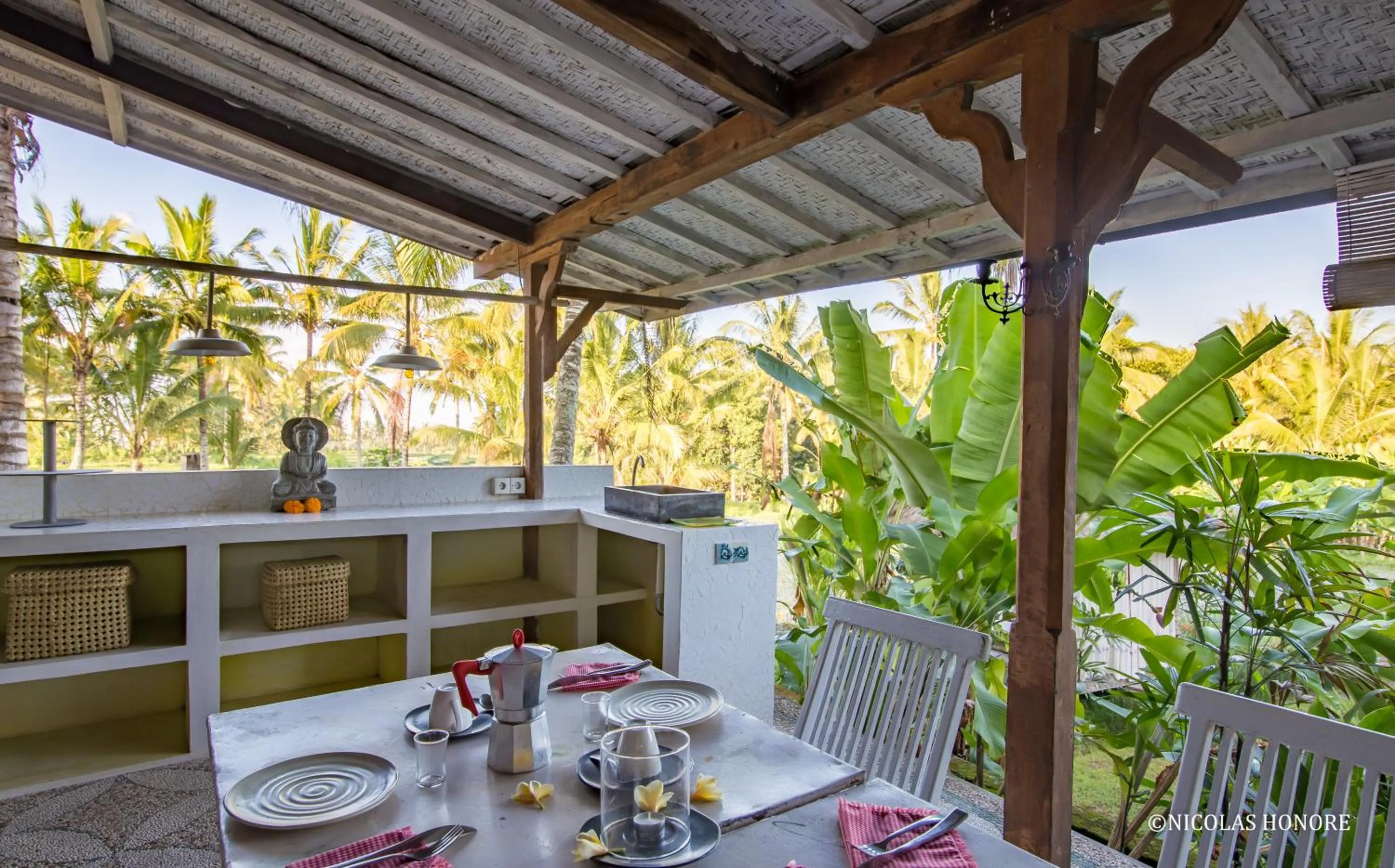Patio in Hati Padi Cottages