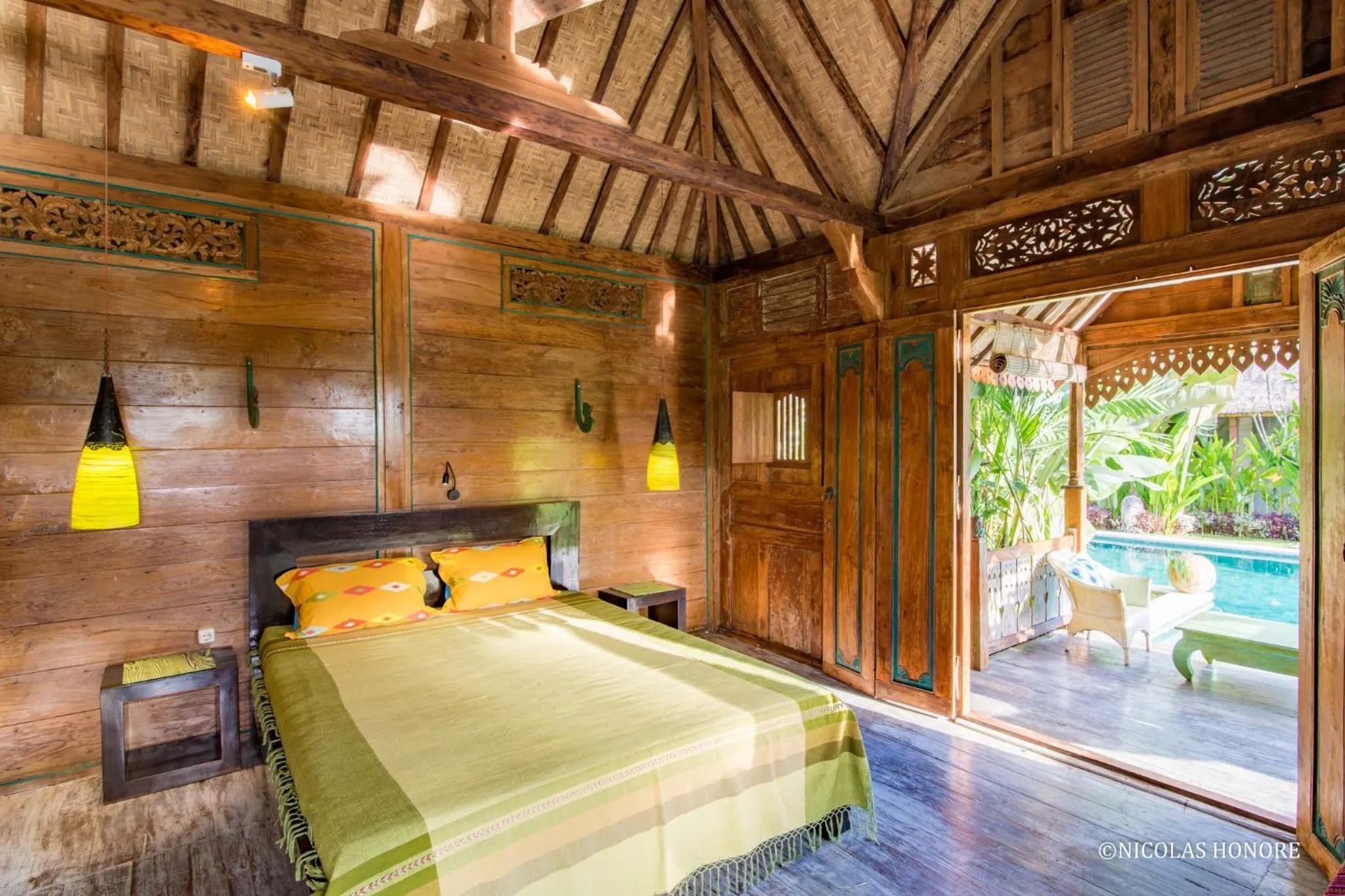 Bed in Hati Padi Cottages