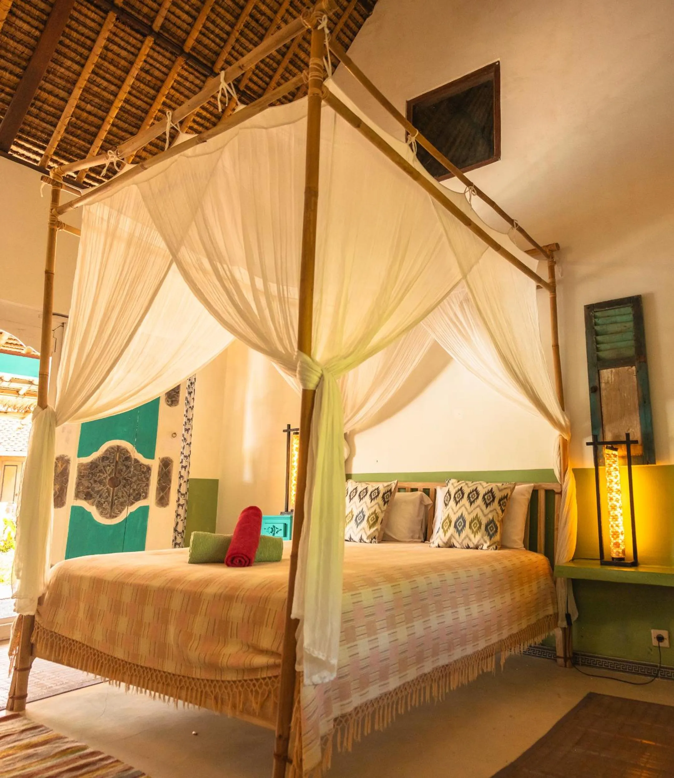 Bed in Hati Padi Cottages