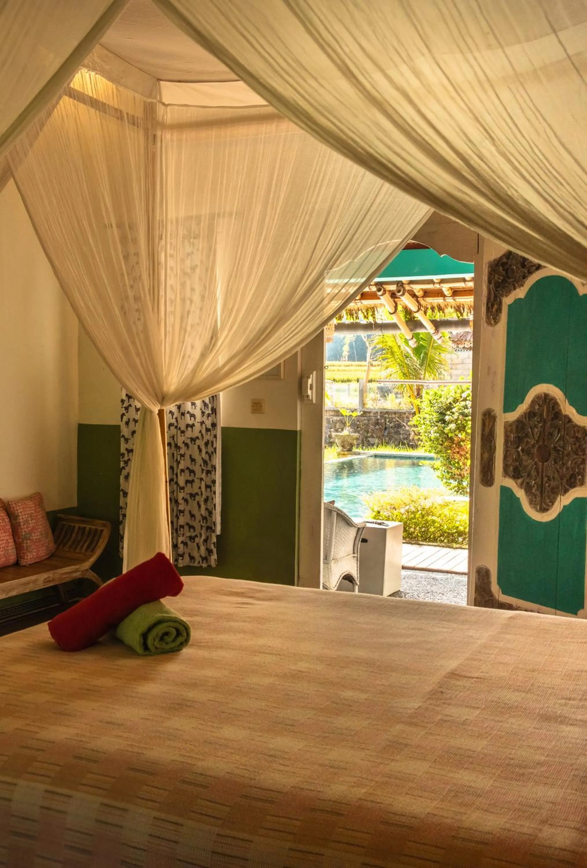 Bed in Hati Padi Cottages