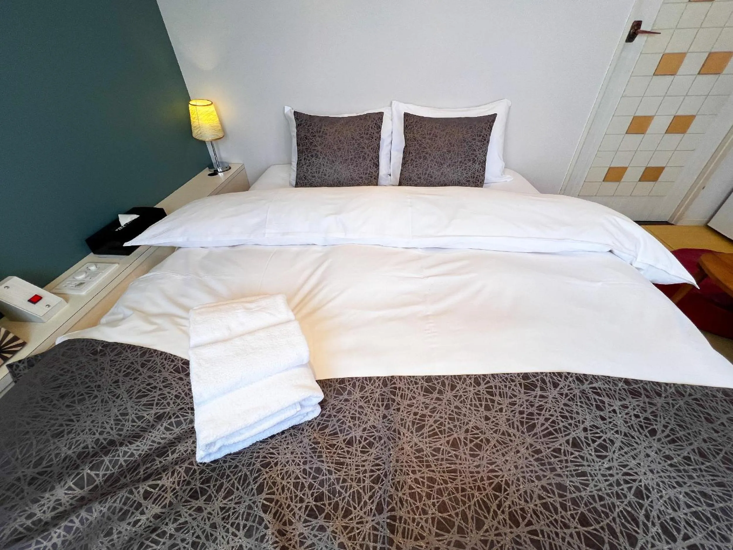 Bed in Hotel HAGOROMO