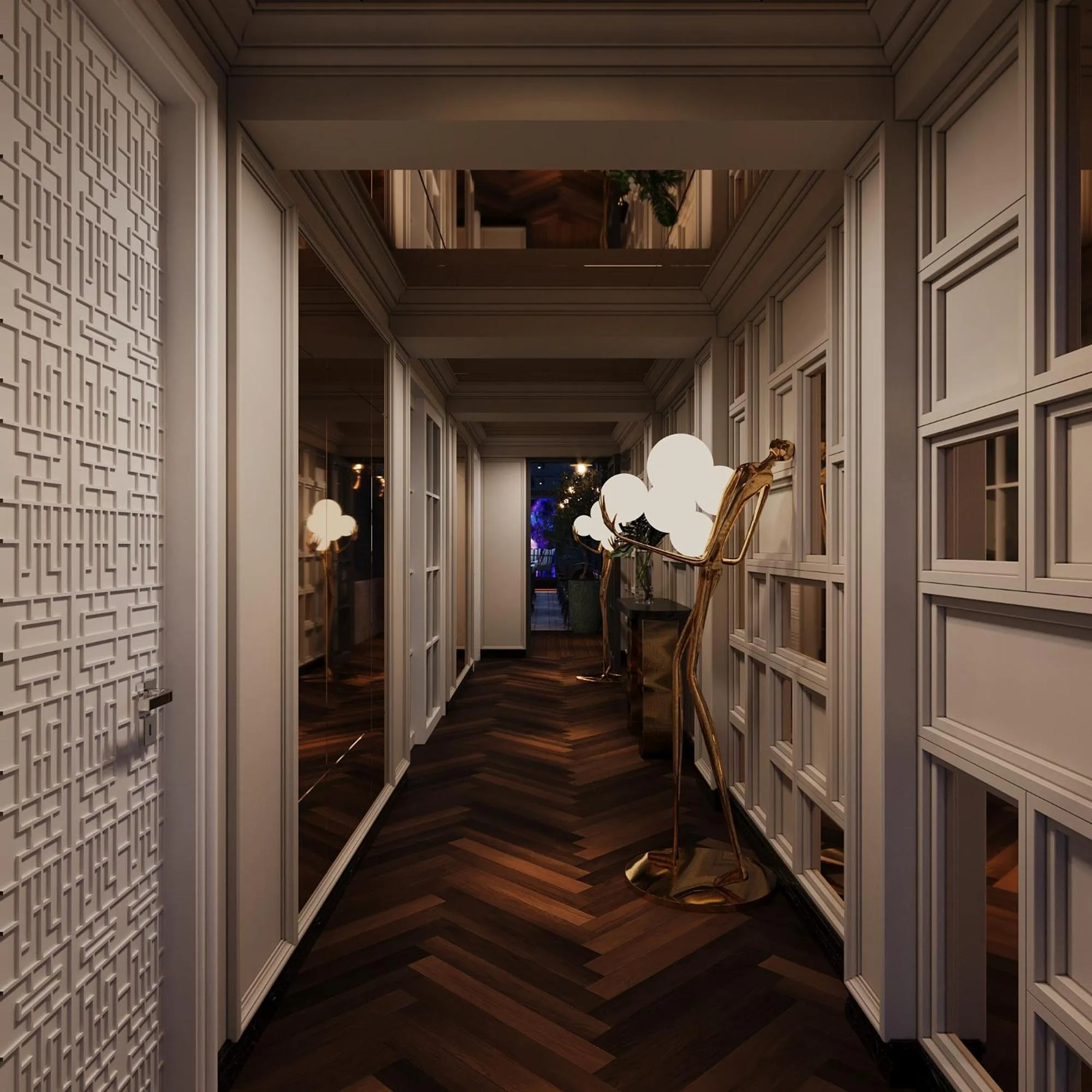 Decorative detail in Victor Gallery hotel & spa - Victor Group