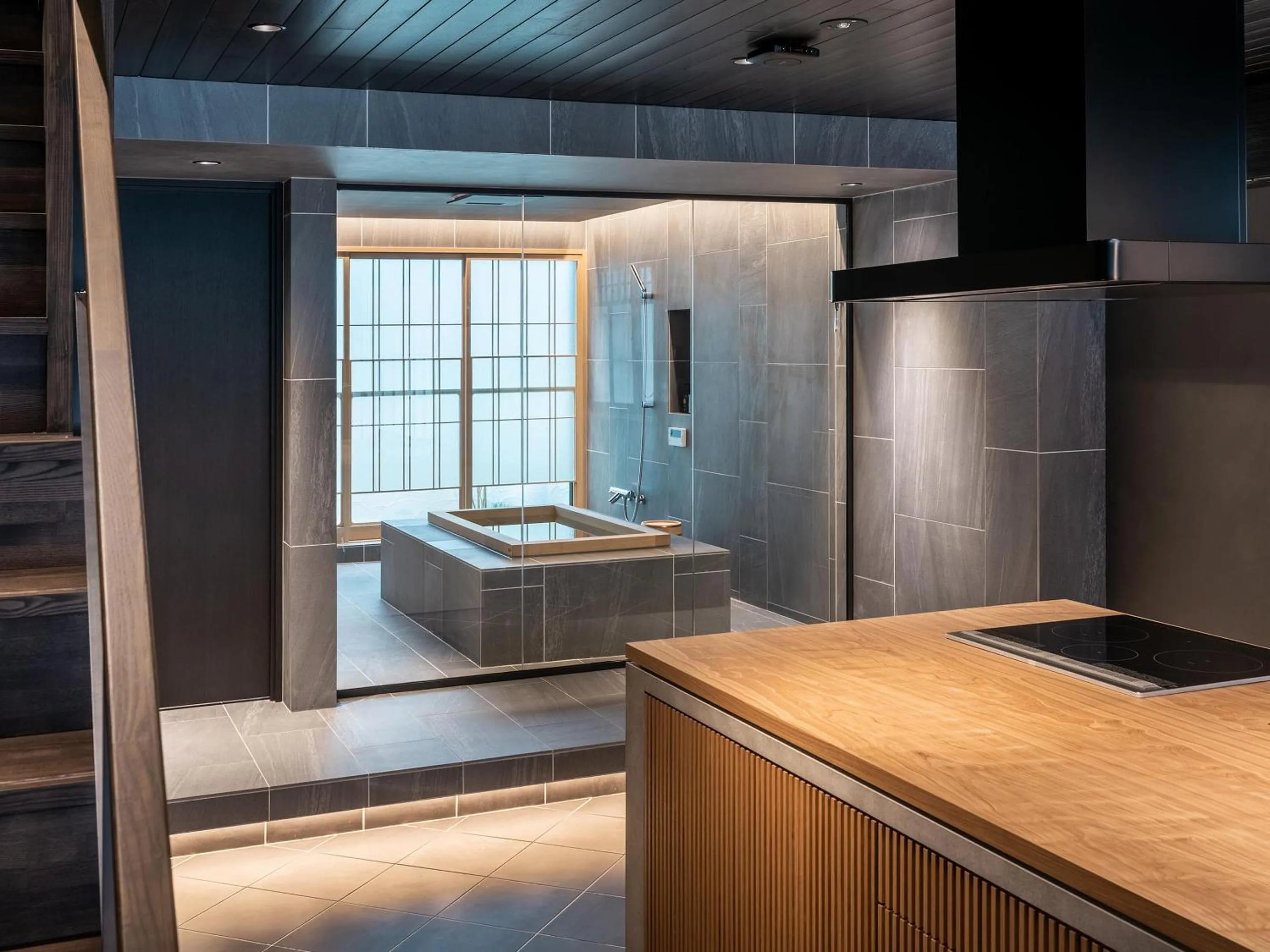 Bathroom in Hotori Machiya House