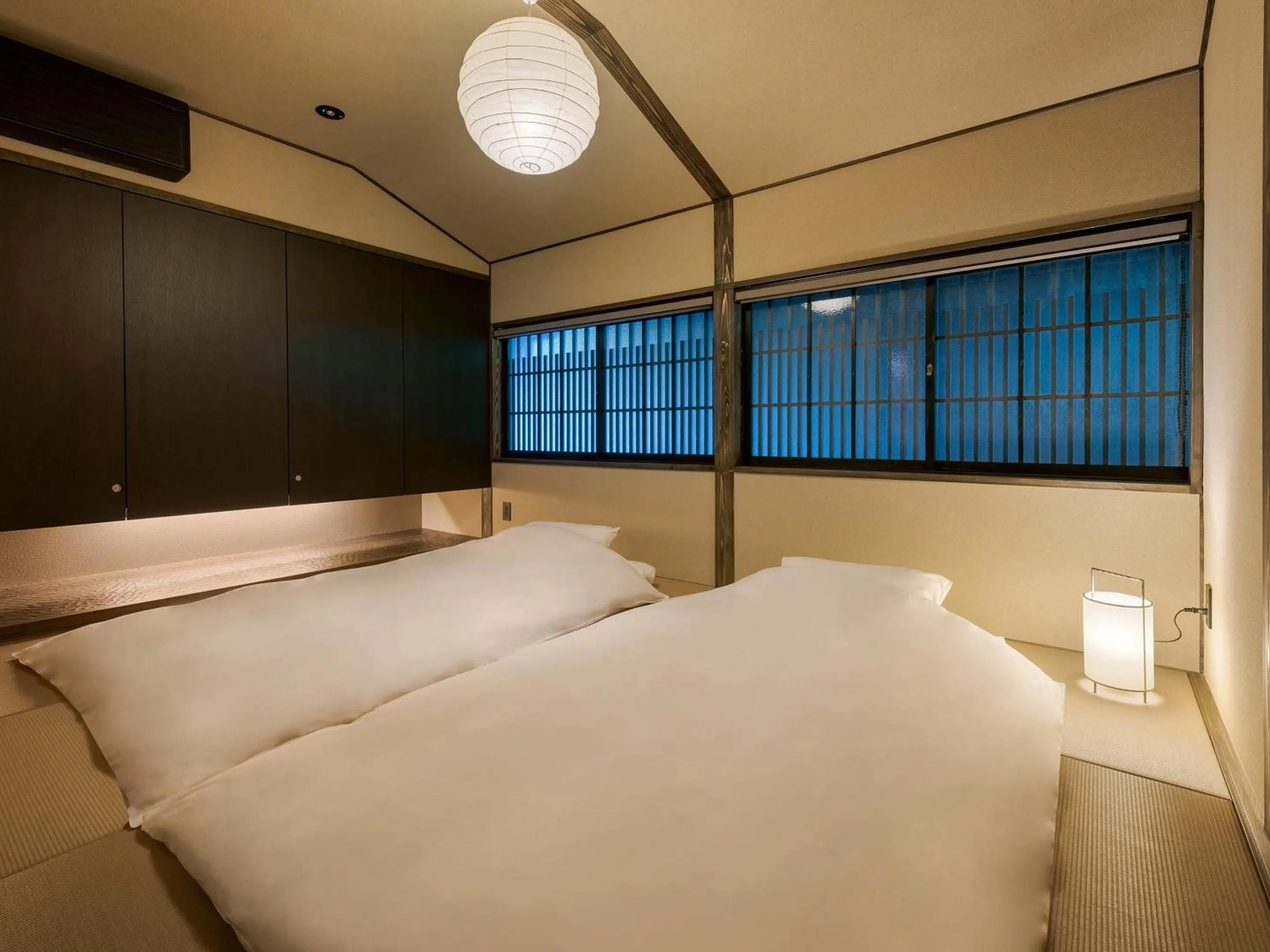Photo of the whole room, Bed in Hotori Machiya House