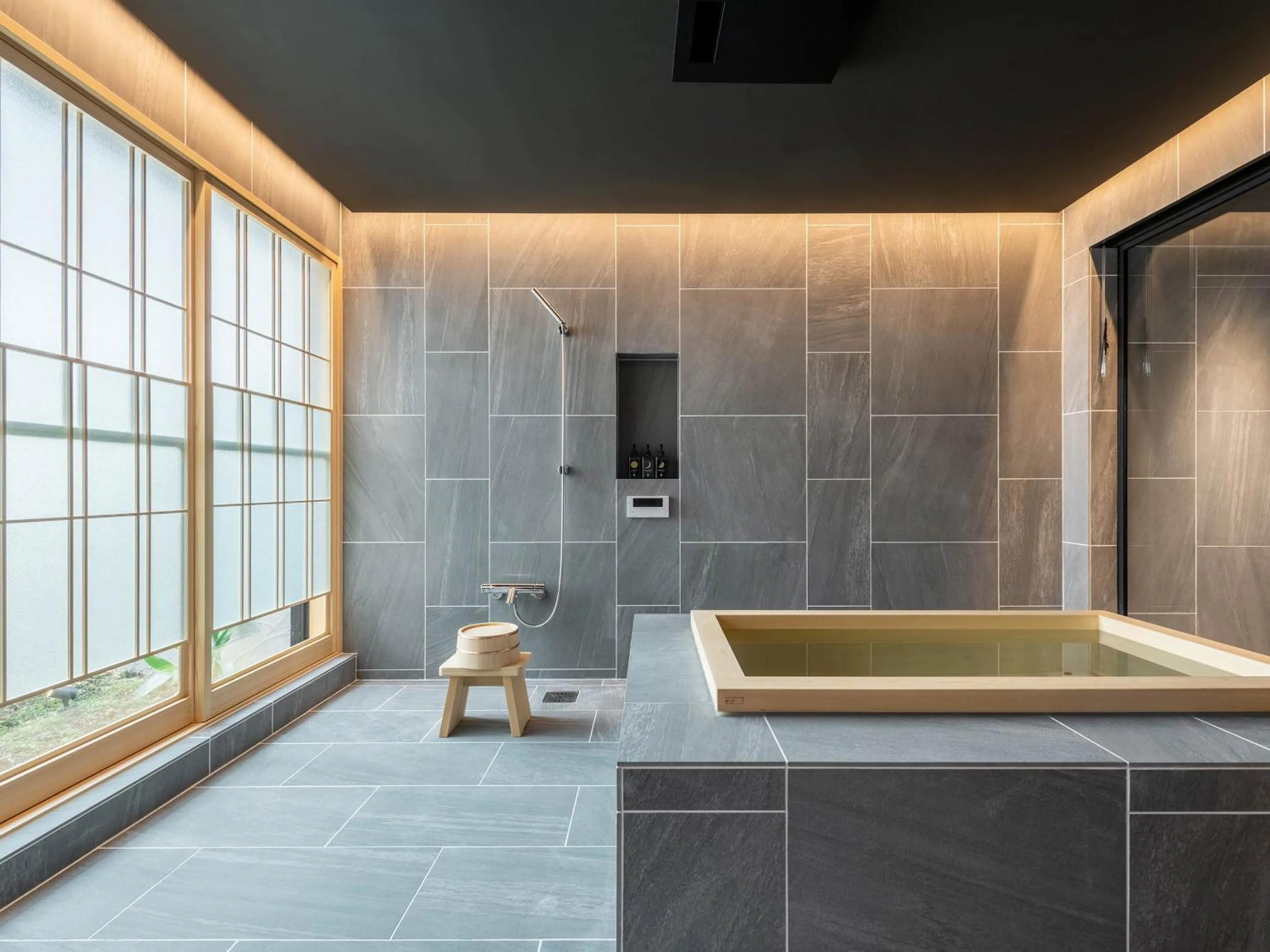 Bathroom in Hotori Machiya House