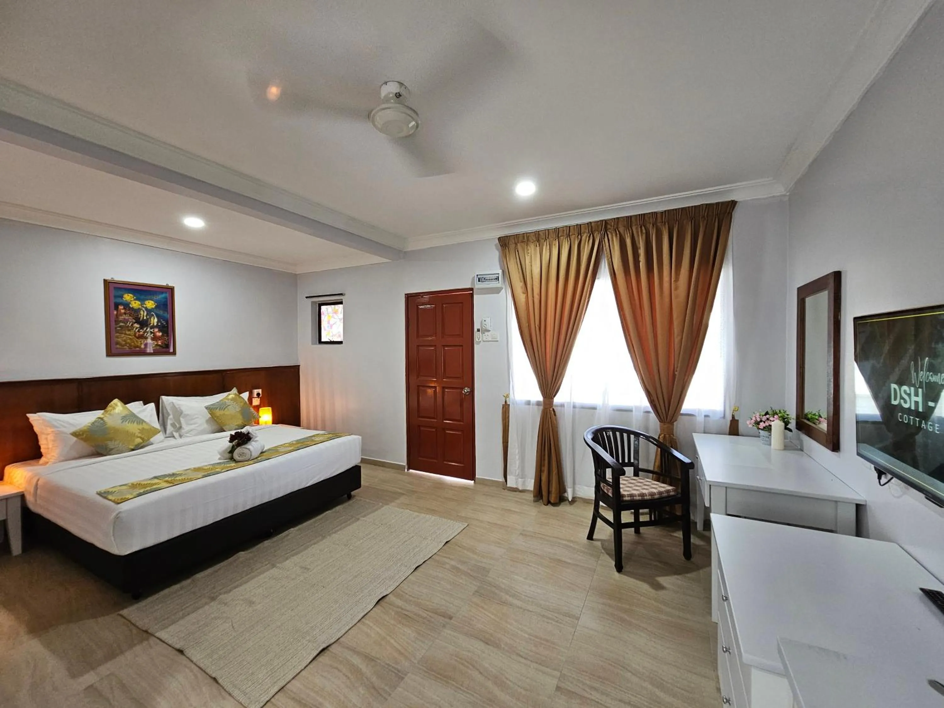 Bed in Cottage Inn Gerik