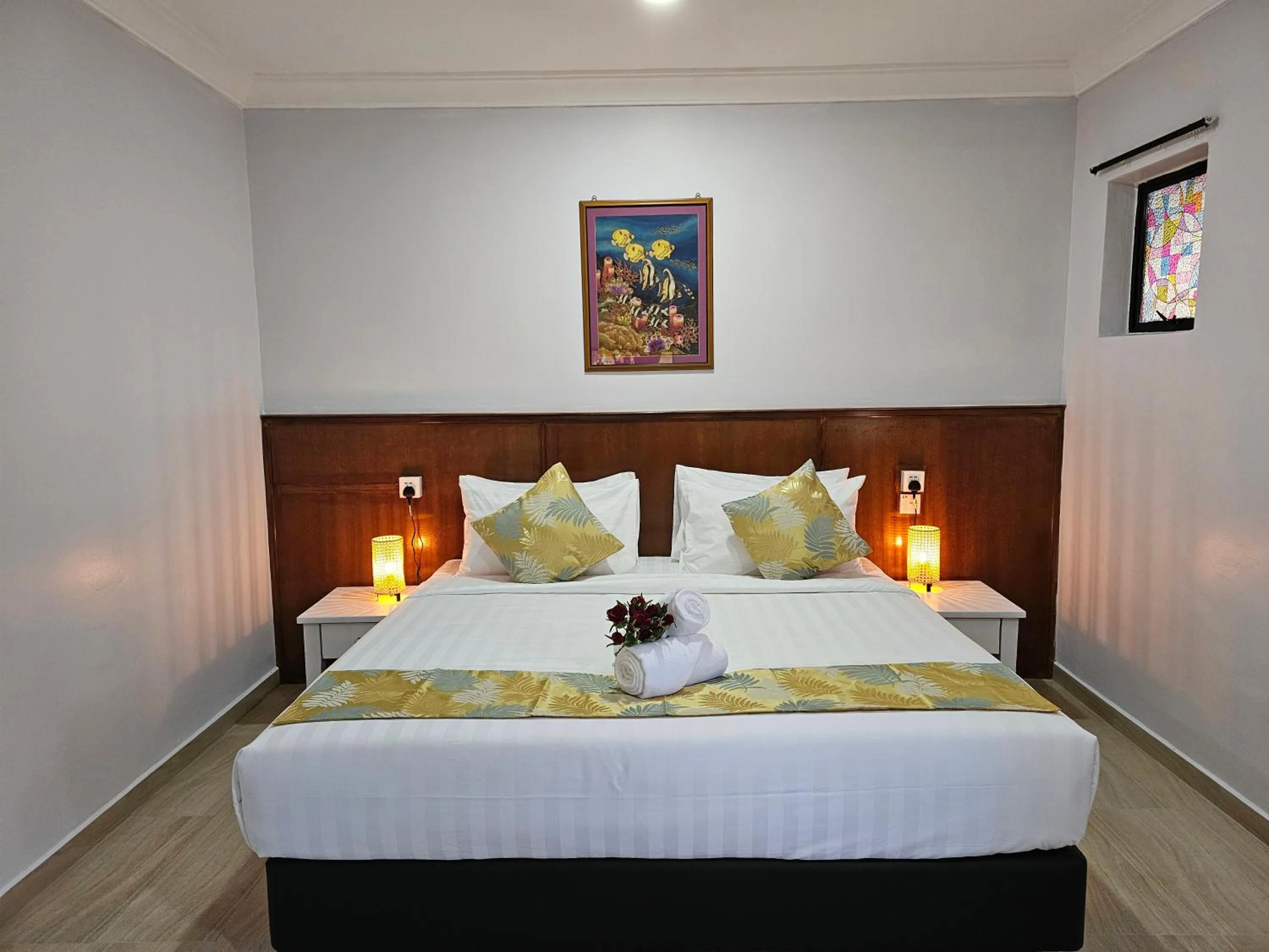 Bed in Cottage Inn Gerik