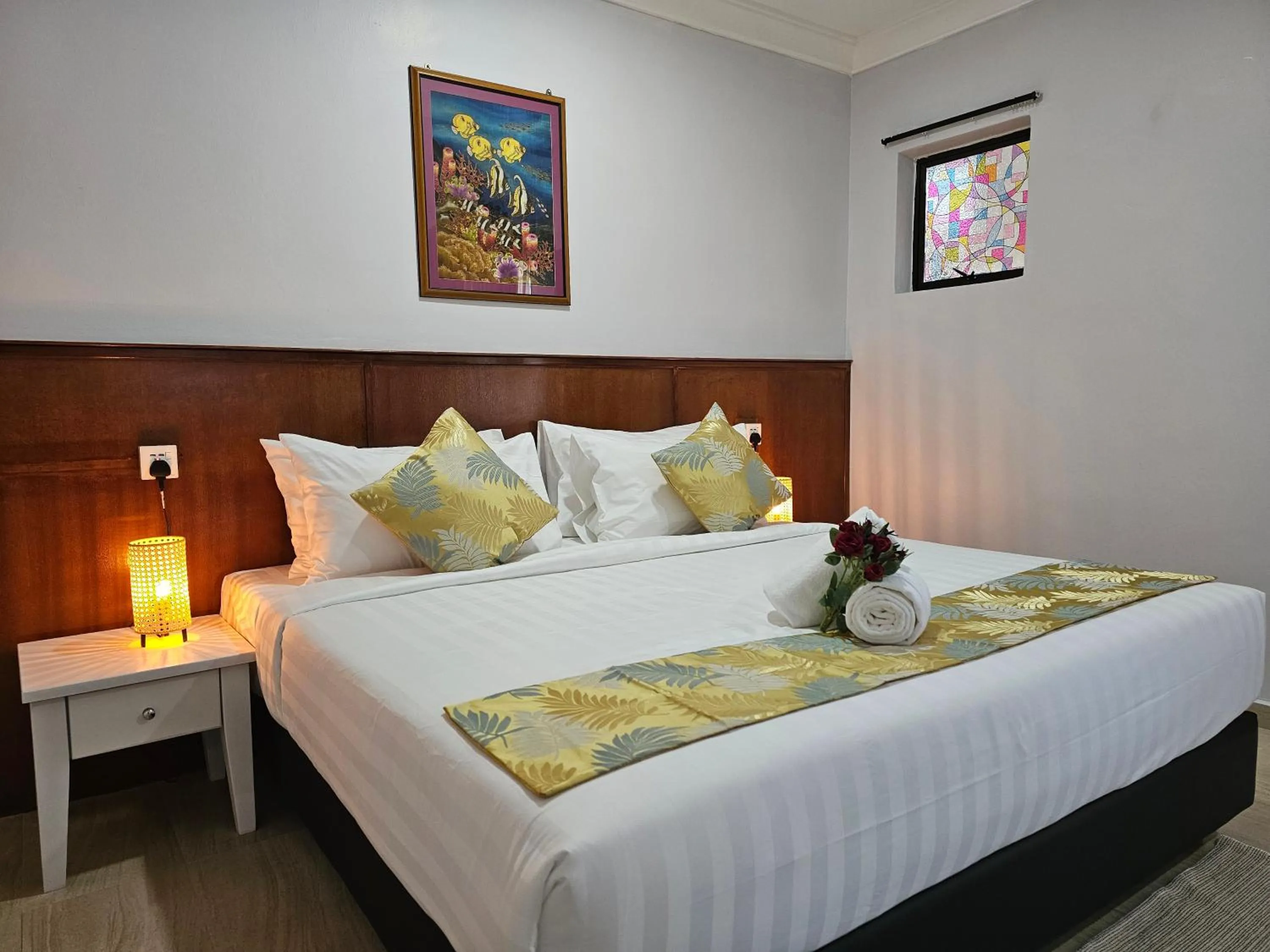 Bed in Cottage Inn Gerik