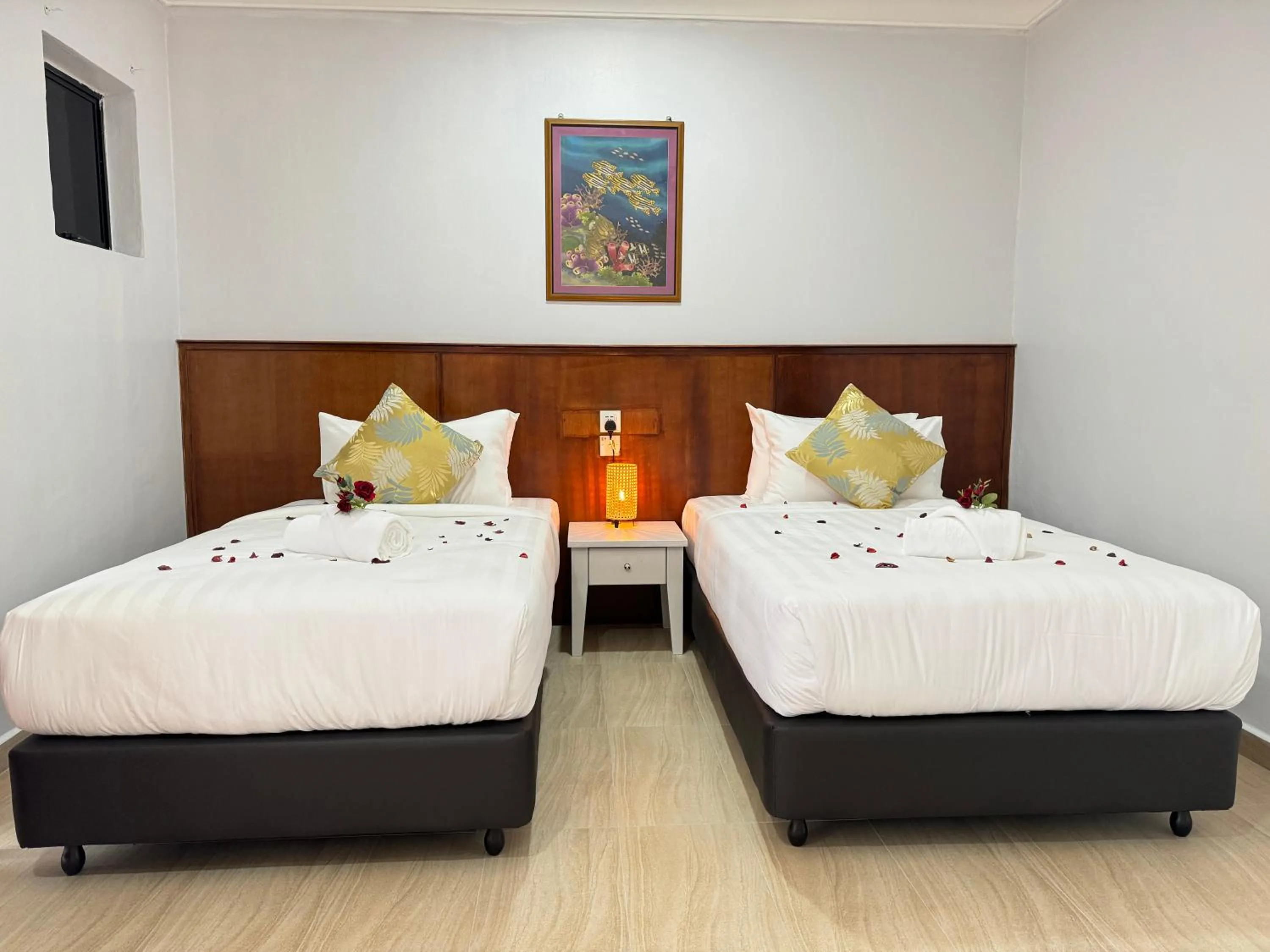 Bed in Cottage Inn Gerik