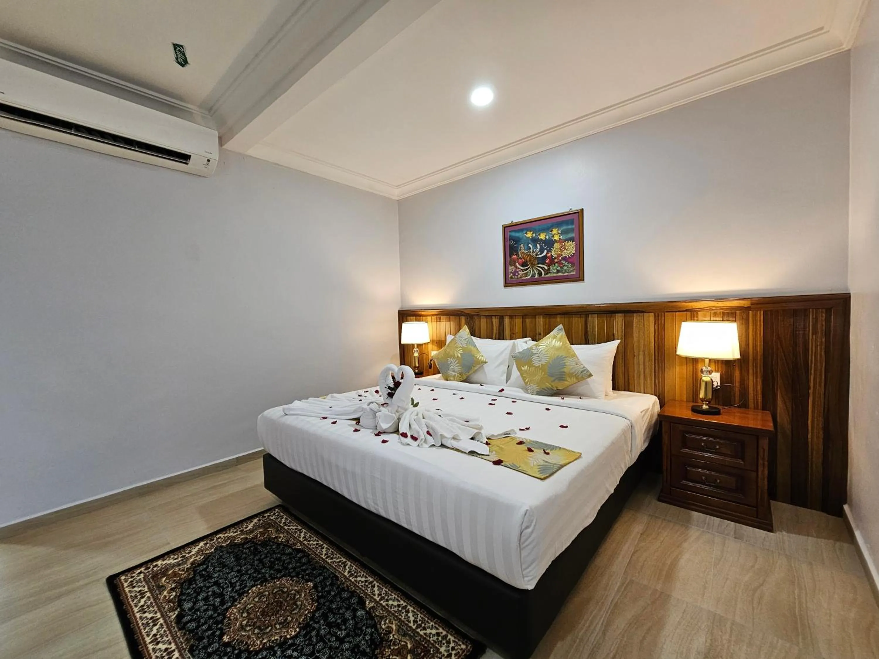 Bed in Cottage Inn Gerik