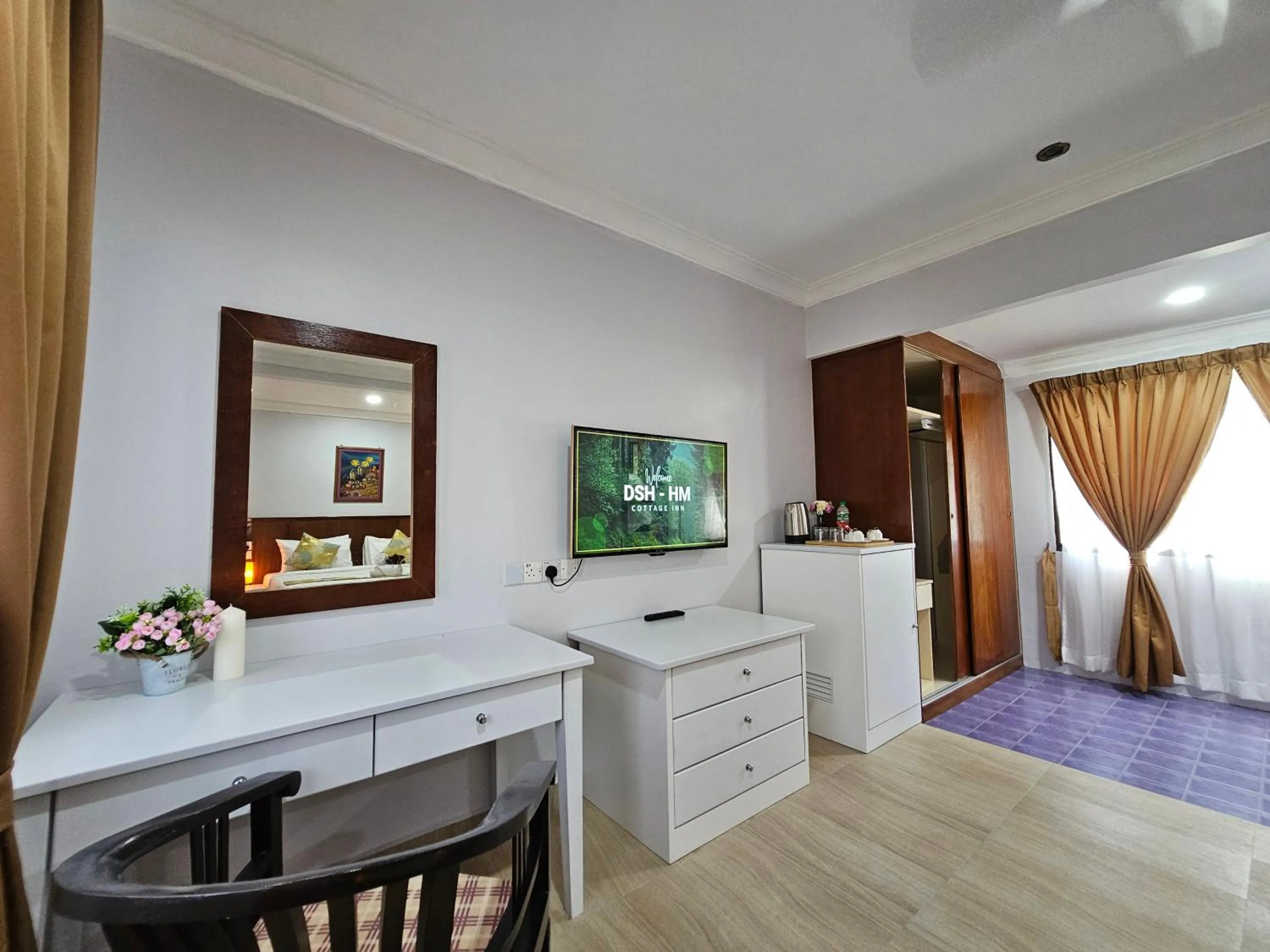 Bed in Cottage Inn Gerik