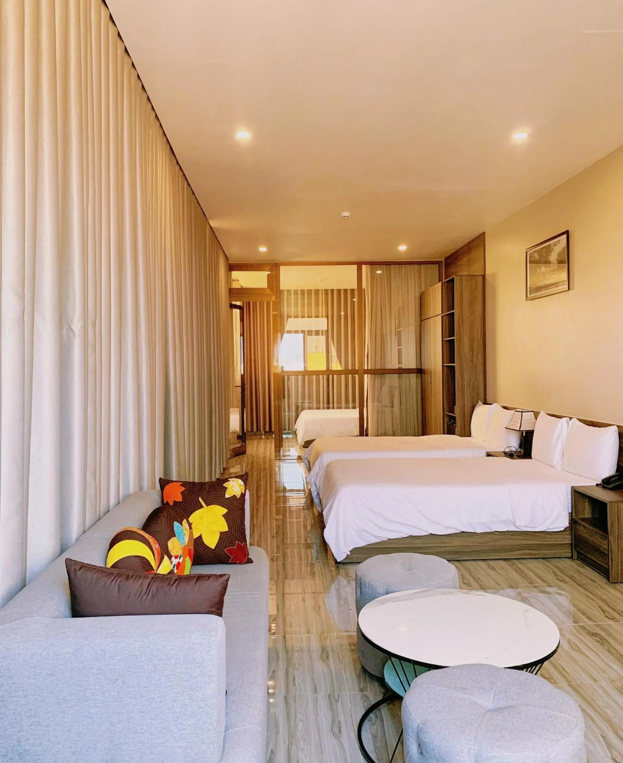 Bed in Tuyet Suong Hotel