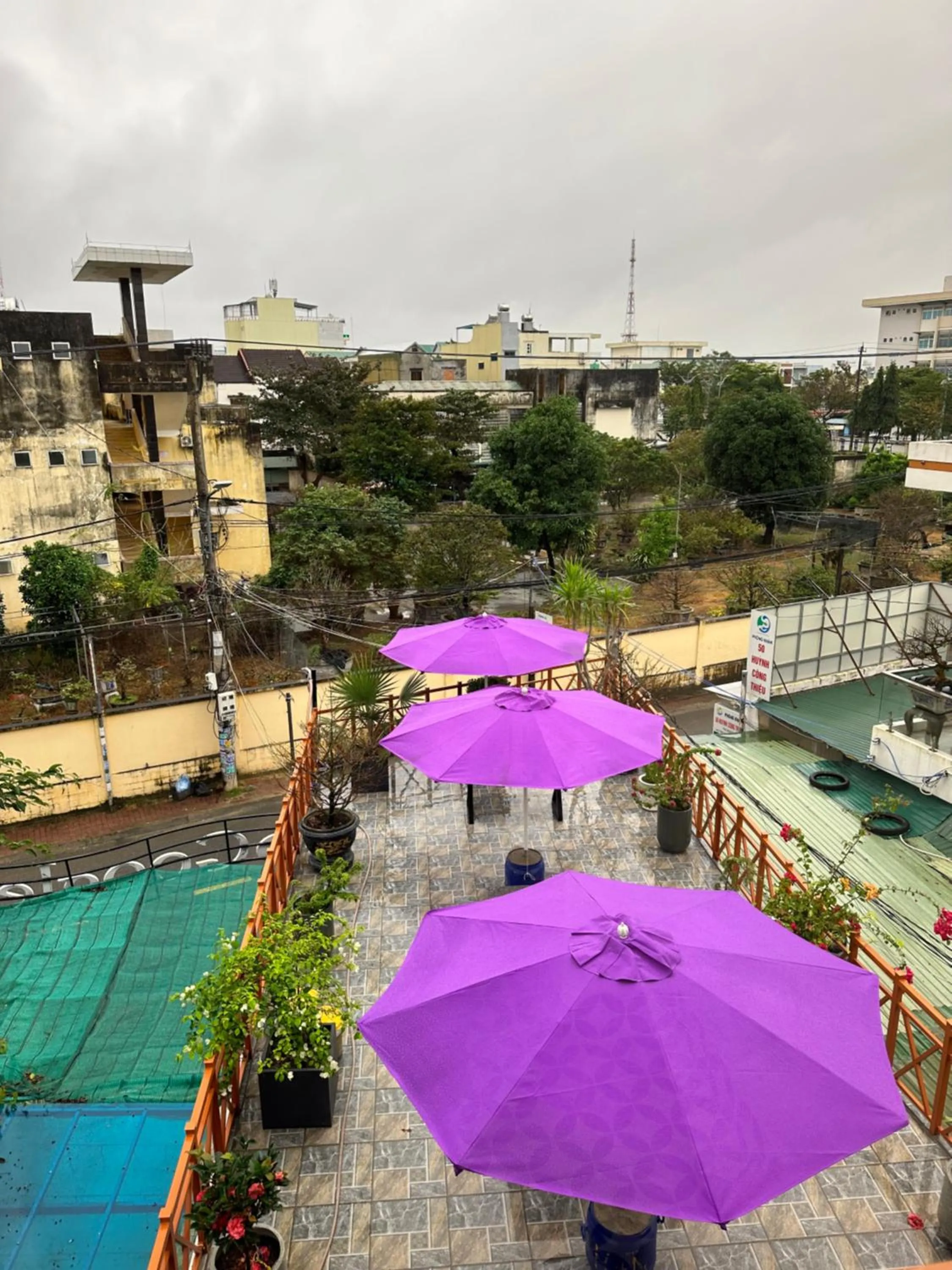 Balcony/Terrace in Tuyet Suong Hotel