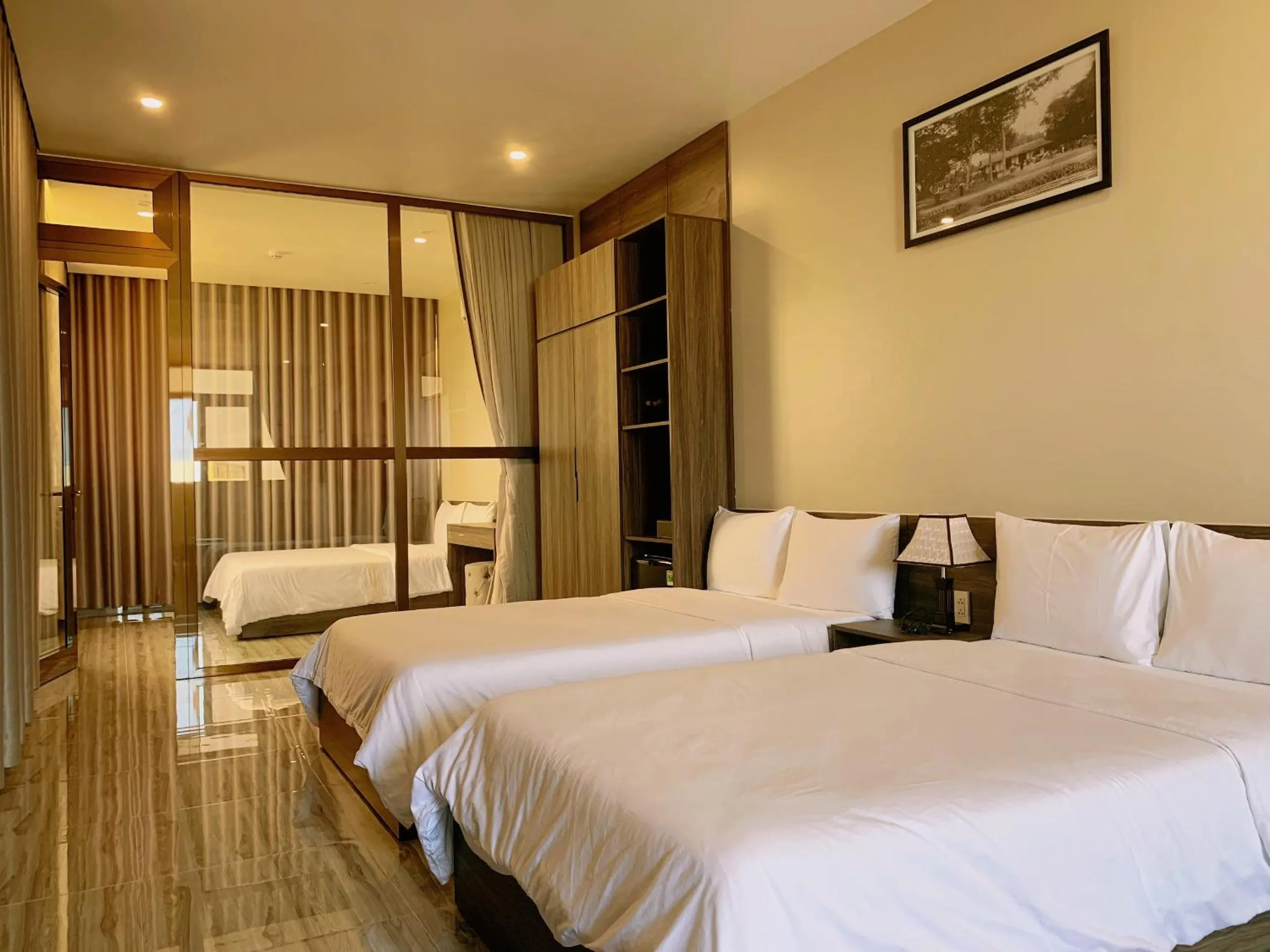 Bed in Tuyet Suong Hotel