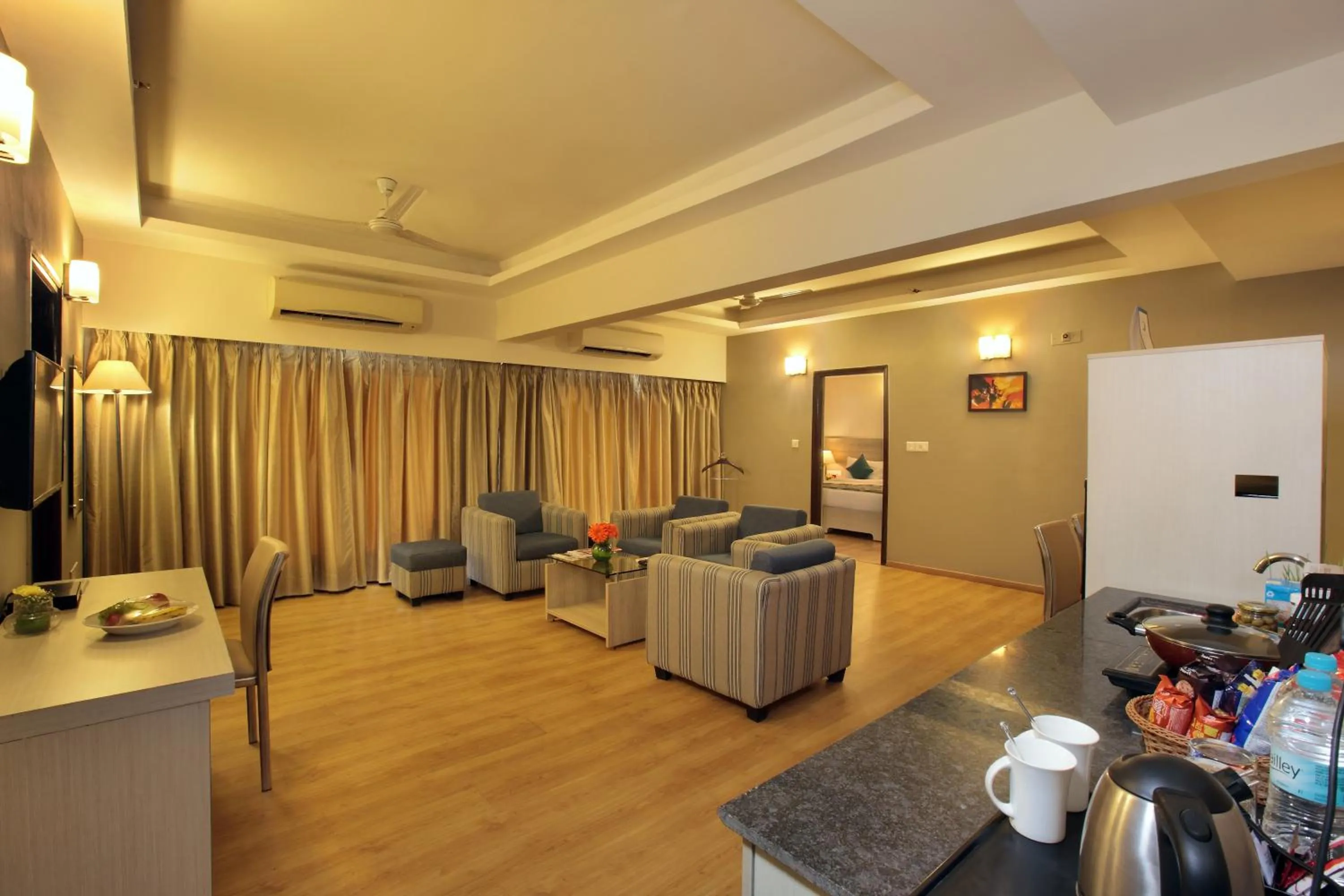 Living room in Starlit Suites Bangalore