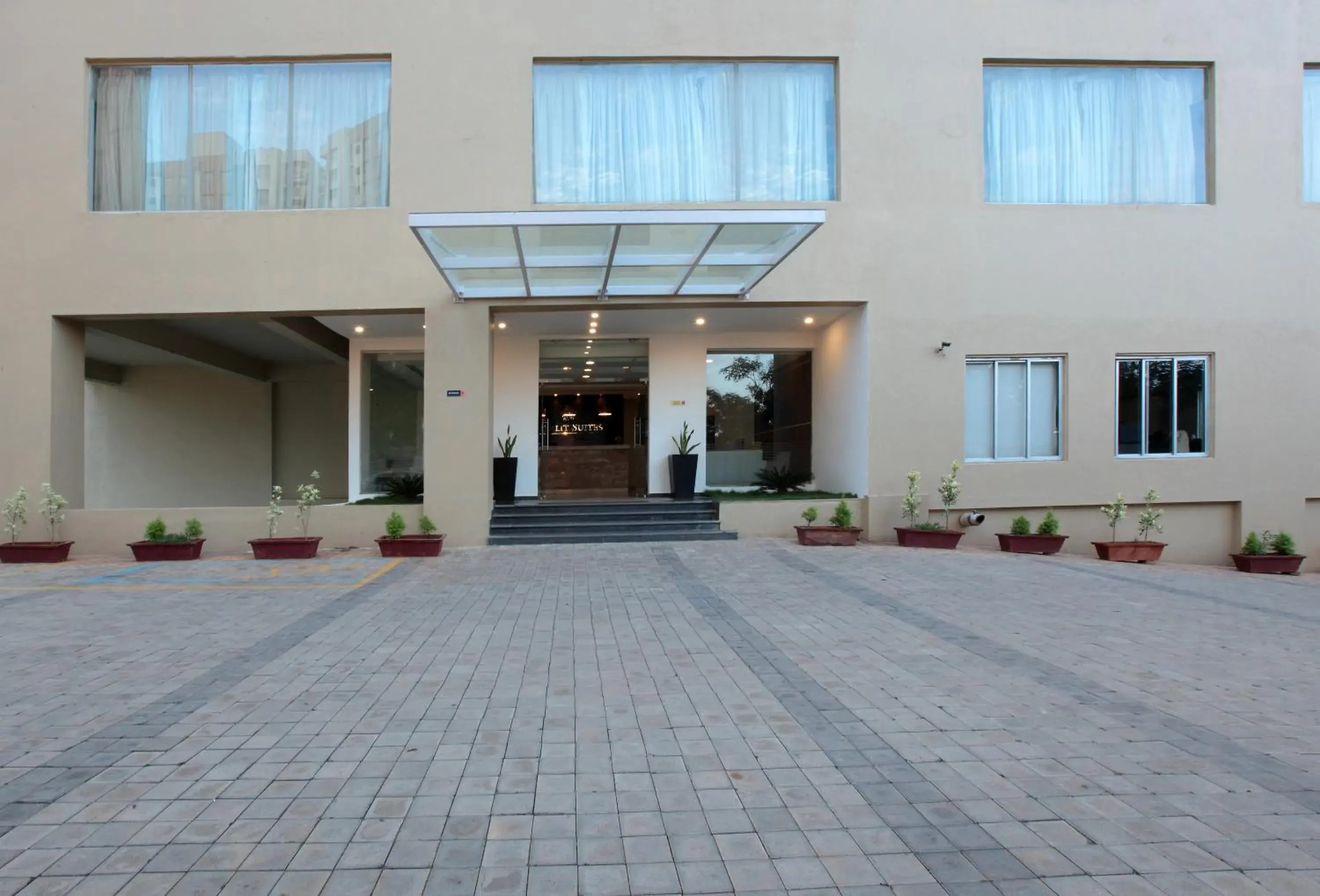 Facade/entrance in Starlit Suites Bangalore Facade/entrance in Starlit Suites Bangalore