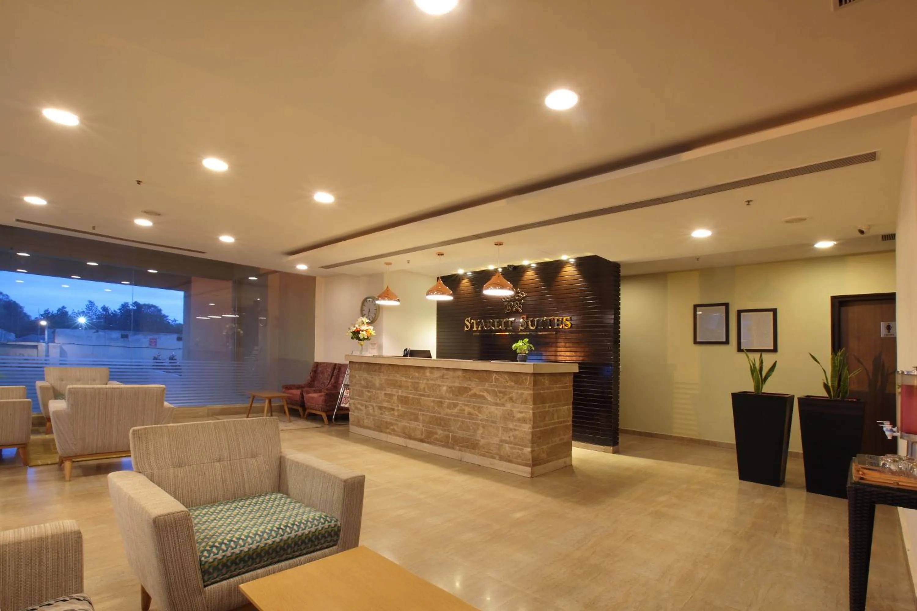 Lobby or reception in Starlit Suites Bangalore