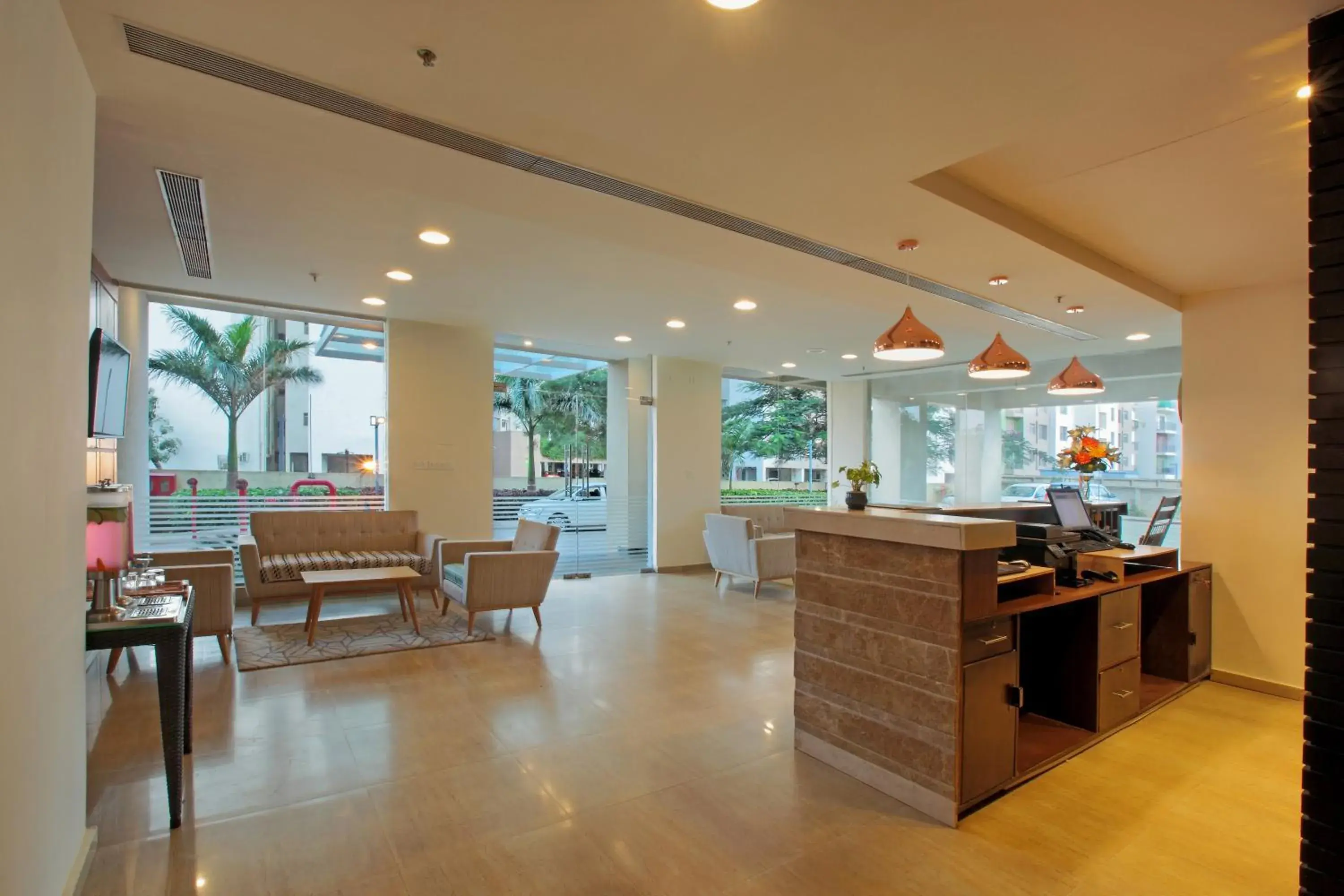 Lobby or reception in Starlit Suites Bangalore Lobby or reception in Starlit Suites Bangalore