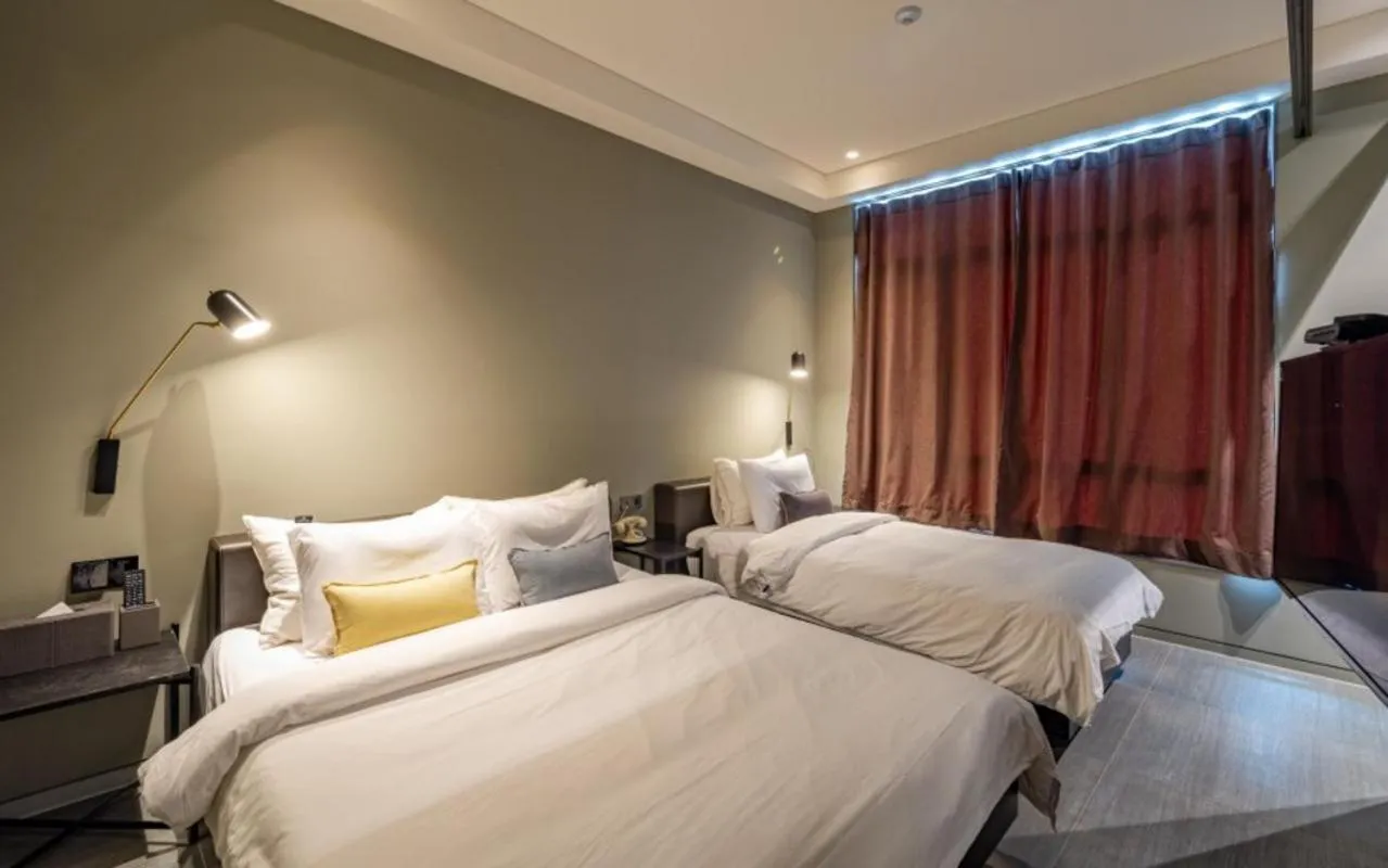 Bed in Hotel Barahan Jeonju