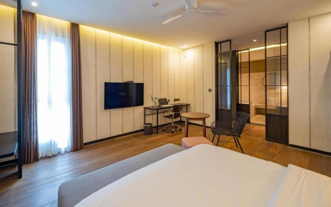 Bed in Hotel Barahan Jeonju