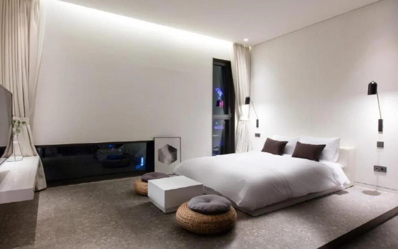 Bed in Hotel Barahan Jeonju