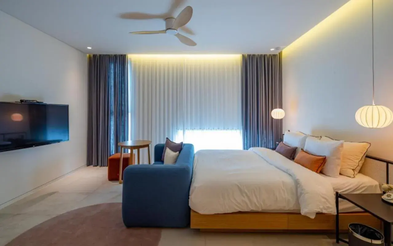 Bed in Hotel Barahan Jeonju Bed in Hotel Barahan Jeonju