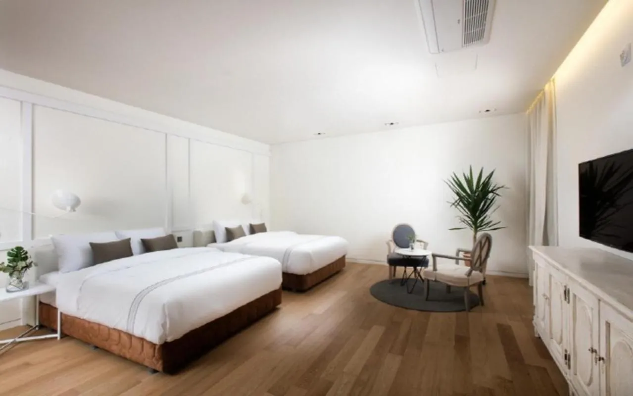 Bed in Hotel Barahan Jeonju