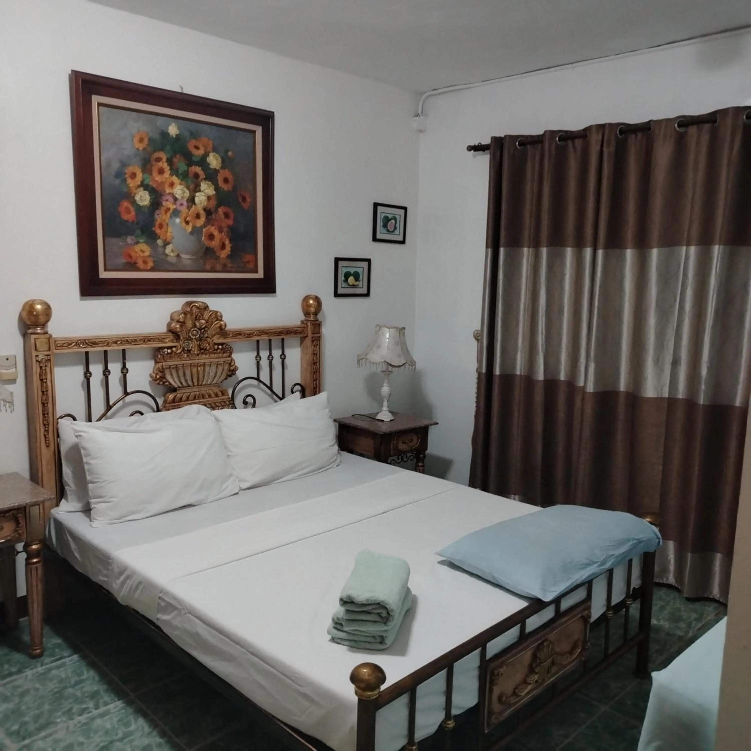 Bed in White & Yellow Castle Hotel and Resort