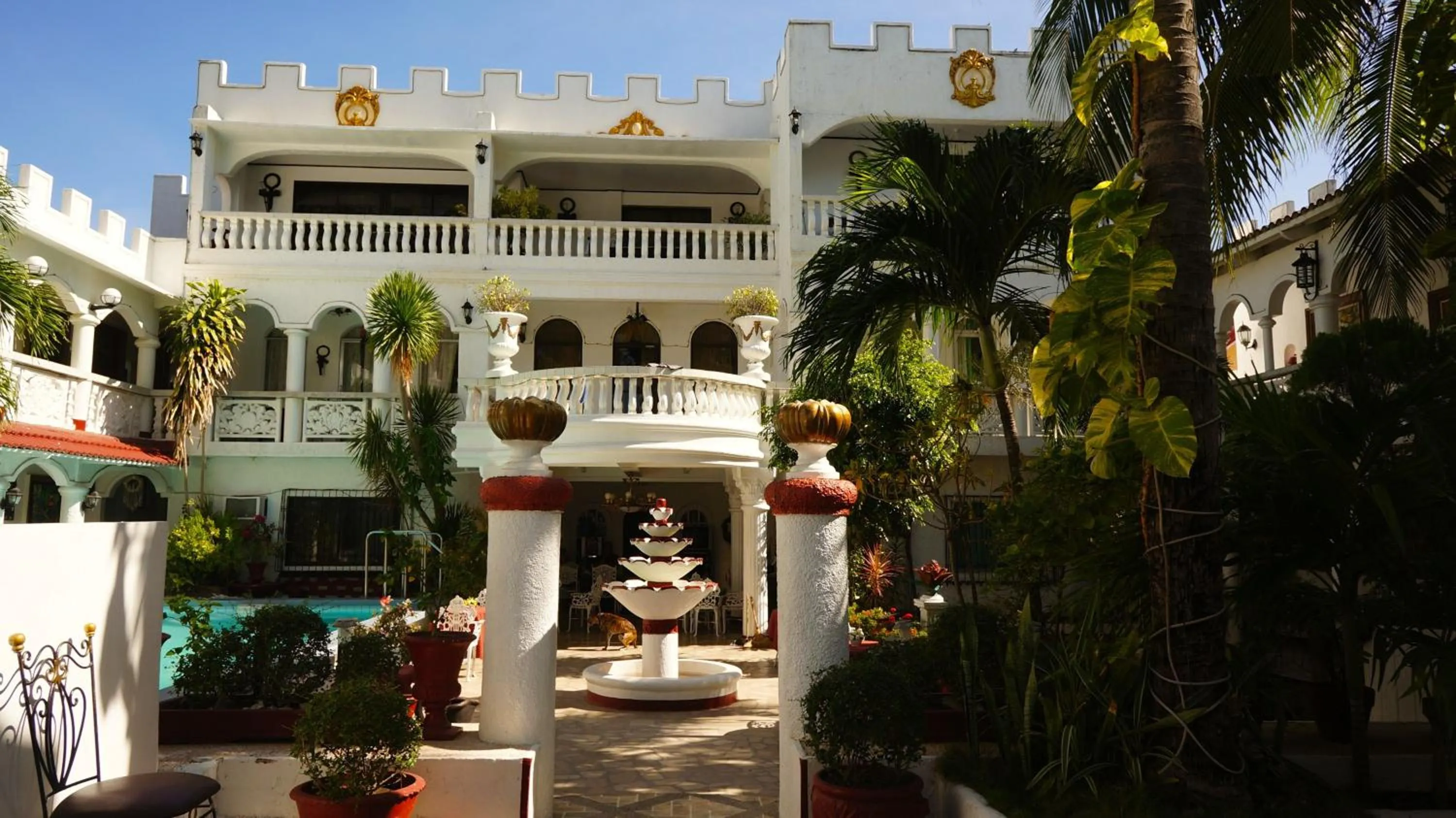 Facade/entrance in White & Yellow Castle Hotel and Resort