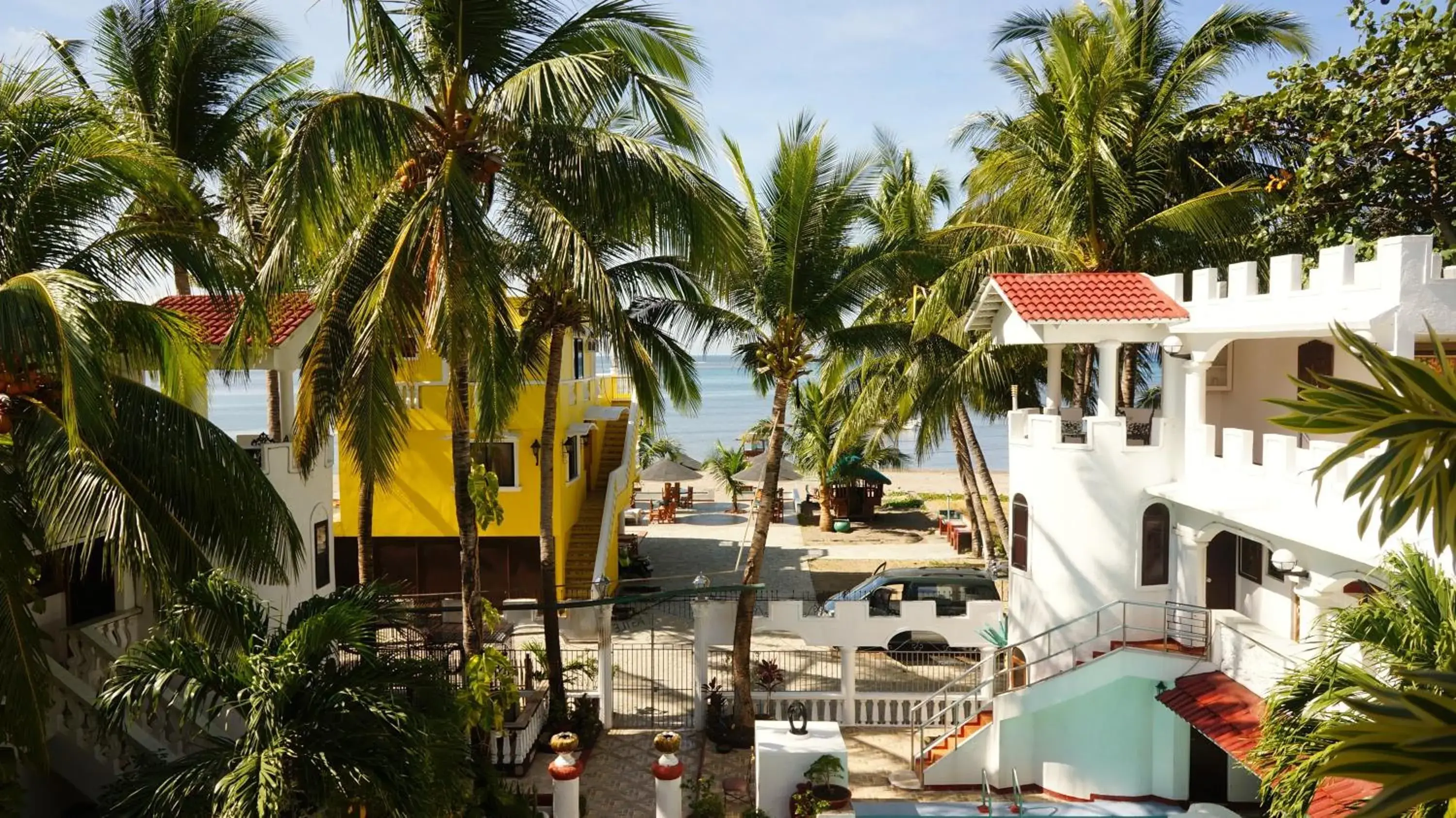 Bird's eye view in White & Yellow Castle Hotel and Resort Bird's eye view in White & Yellow Castle Hotel and Resort