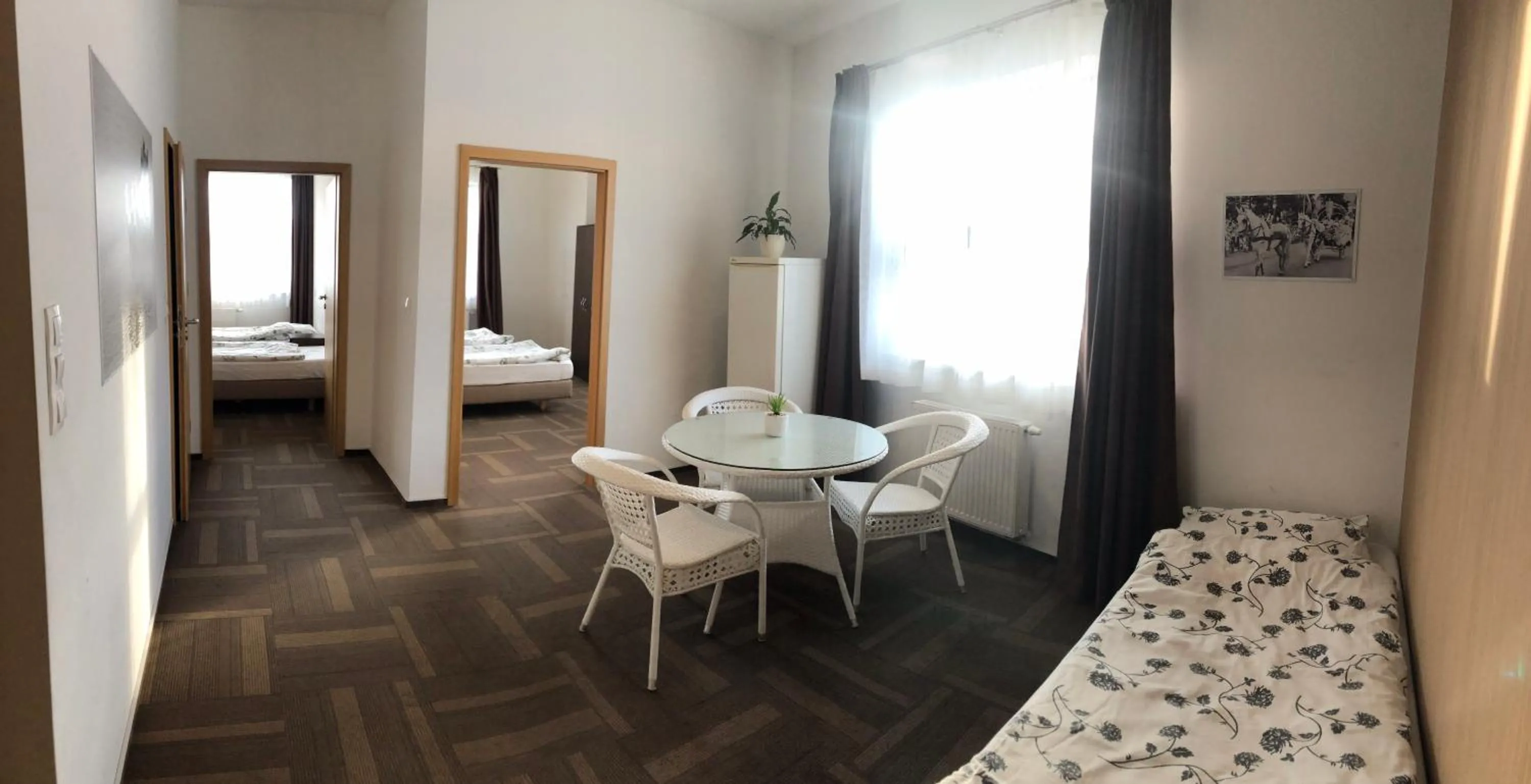 Living room, Bed in Hipodrom Sopot