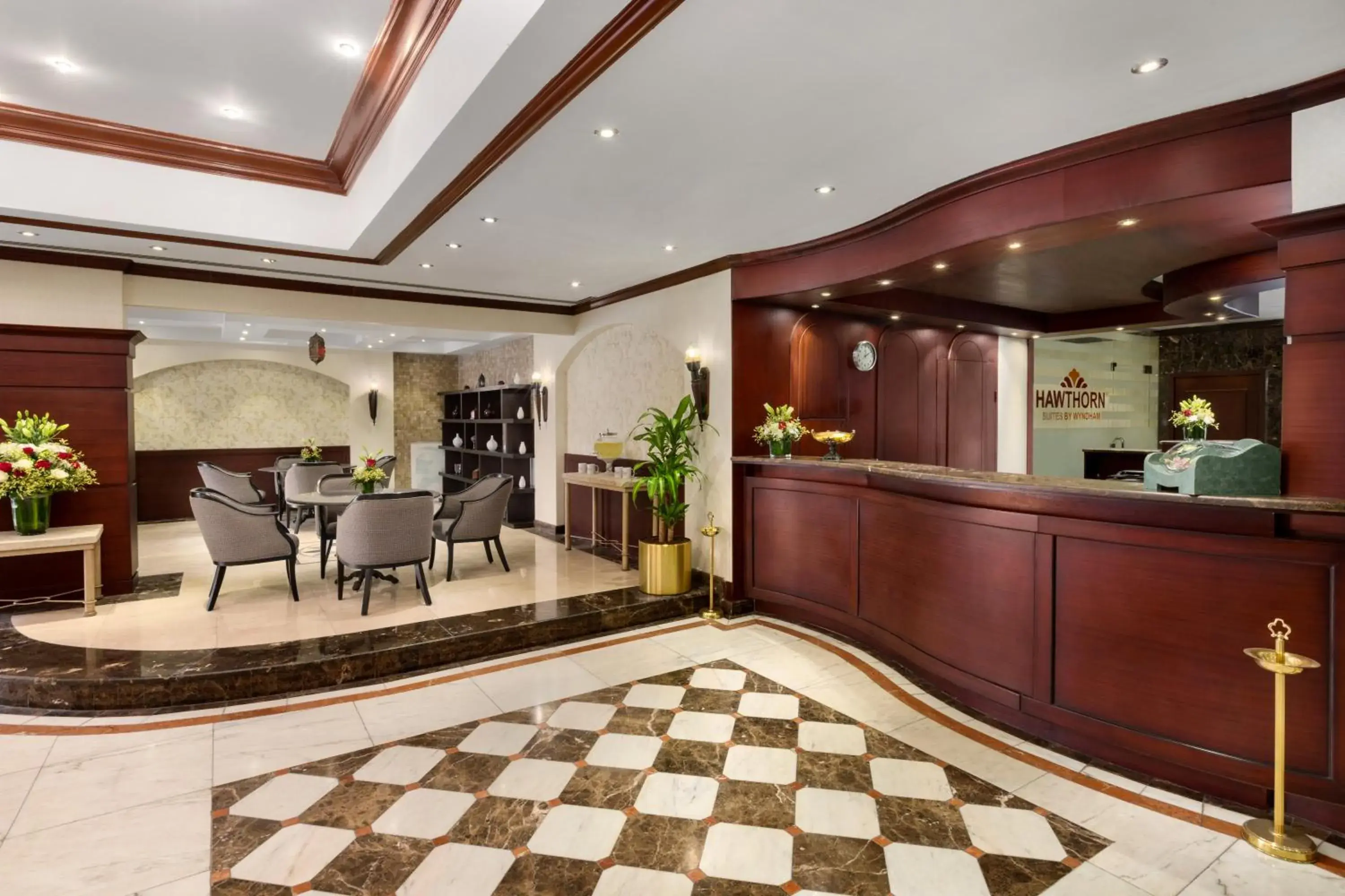 Lobby or reception in Hawthorn Suites by Wyndham Al Khobar Lobby or reception in Hawthorn Suites by Wyndham Al Khobar