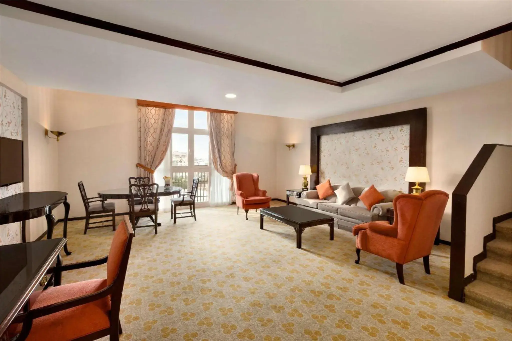 Living room in Hawthorn Suites by Wyndham Al Khobar Living room in Hawthorn Suites by Wyndham Al Khobar