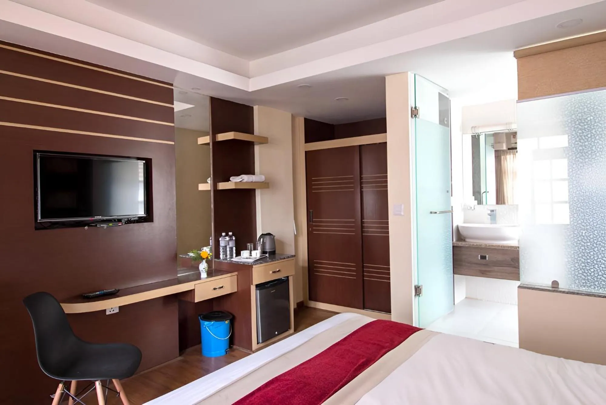 Bed in Hare Krishna House