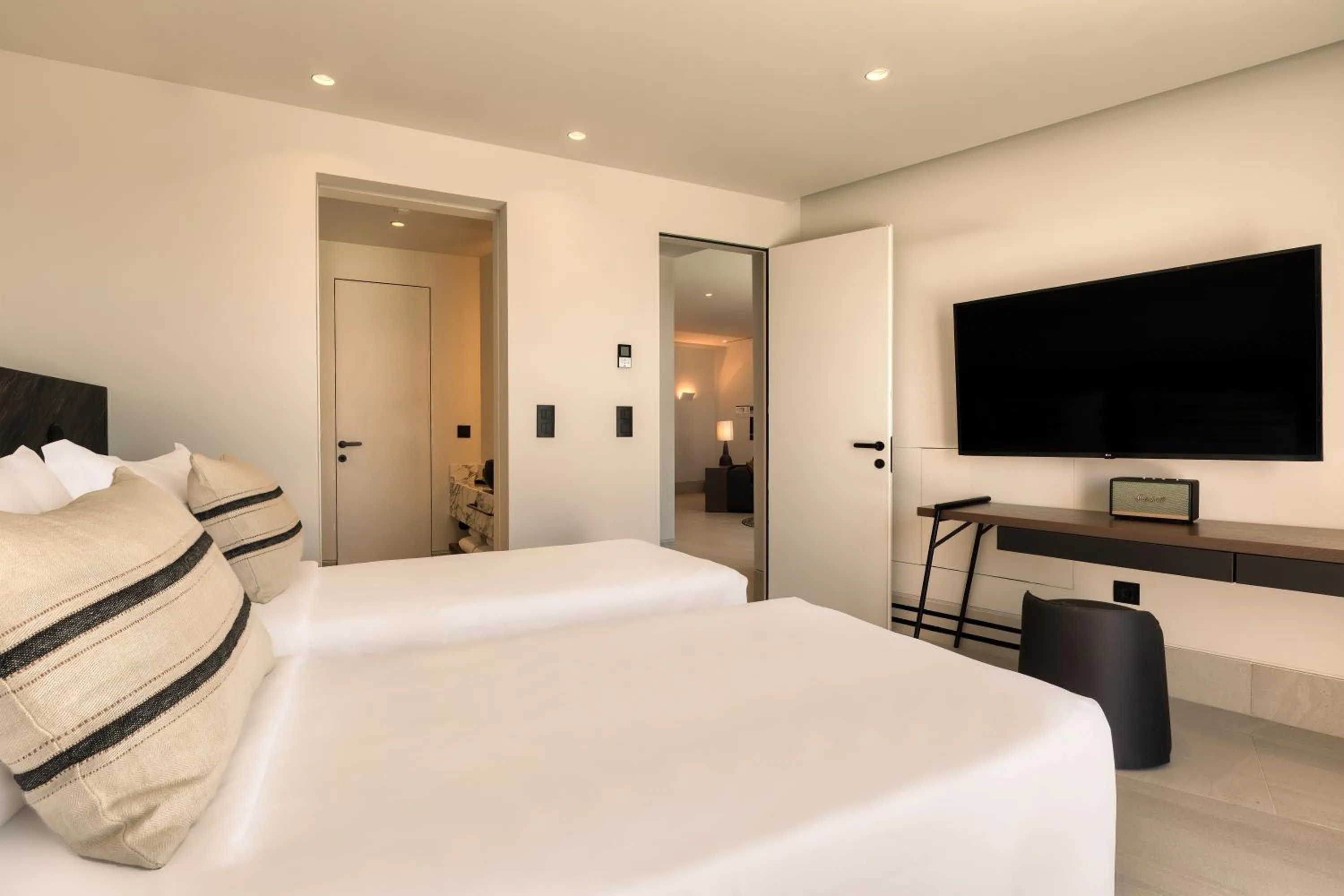 Bed in Domes Novos Santorini, Autograph Collection