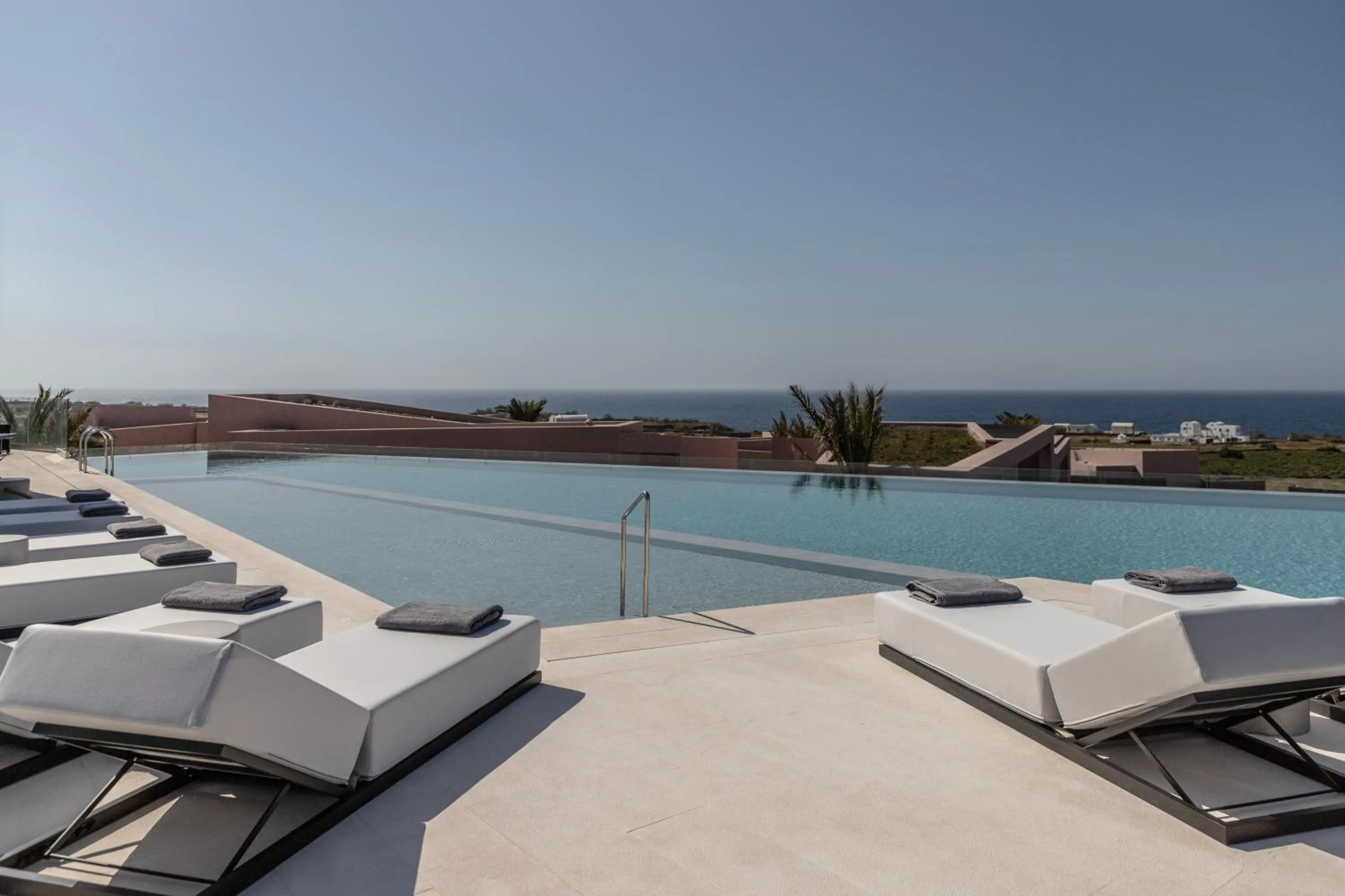Swimming pool in Domes Novos Santorini, Autograph Collection