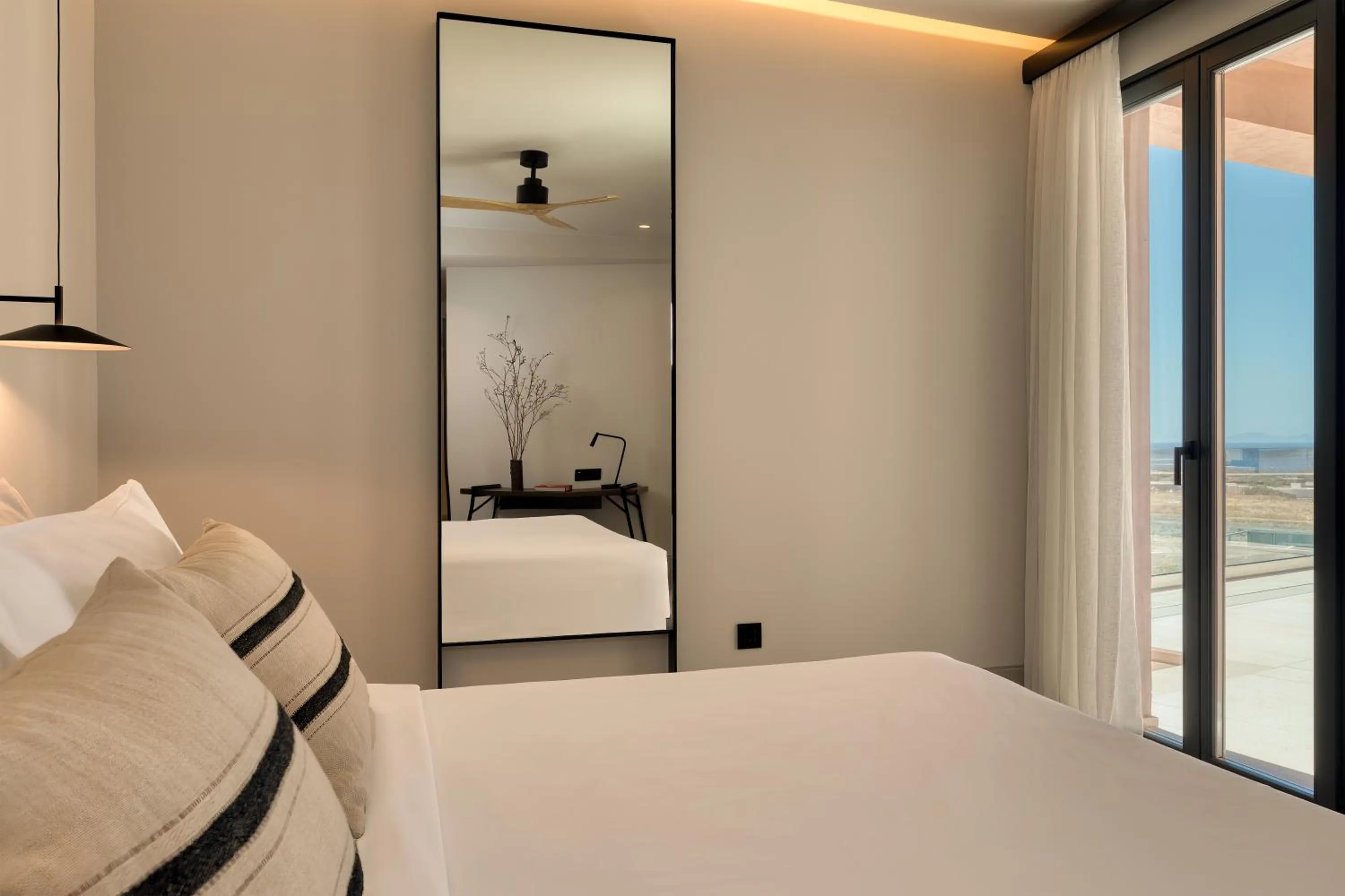 Bed in Domes Novos Santorini, Autograph Collection