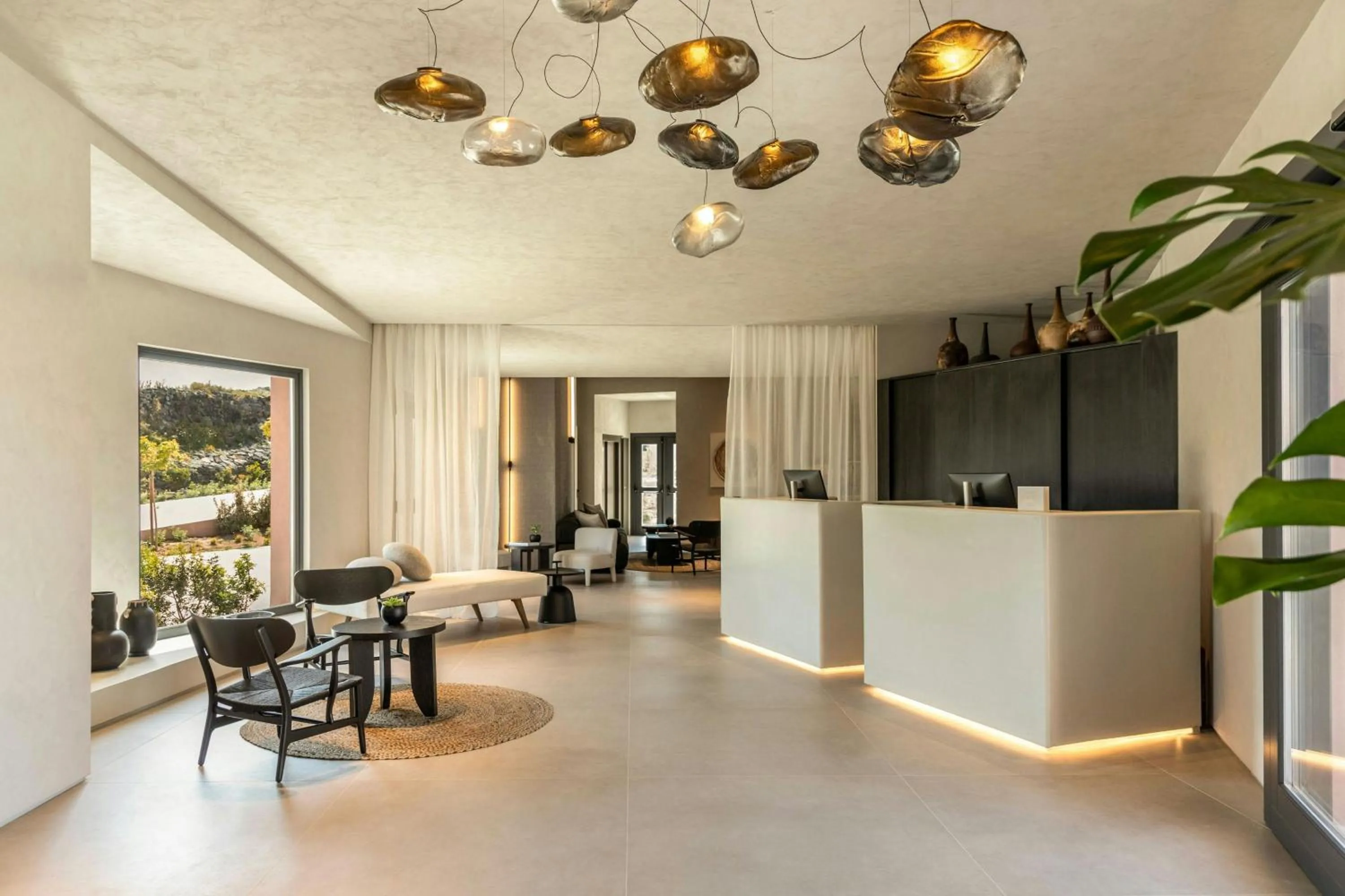 Lobby or reception in Domes Novos Santorini, Autograph Collection