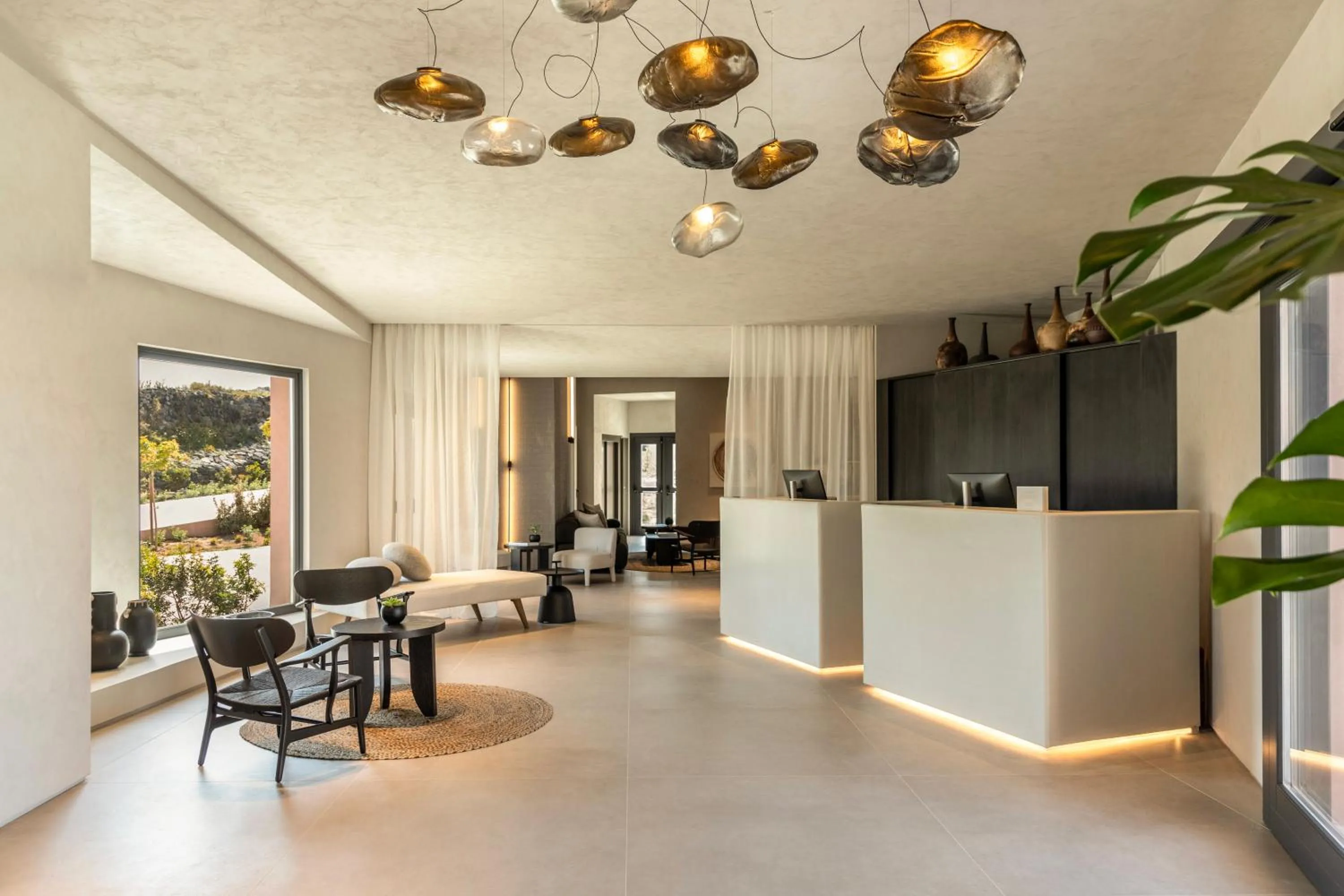 Lobby or reception in Domes Novos Santorini, Autograph Collection