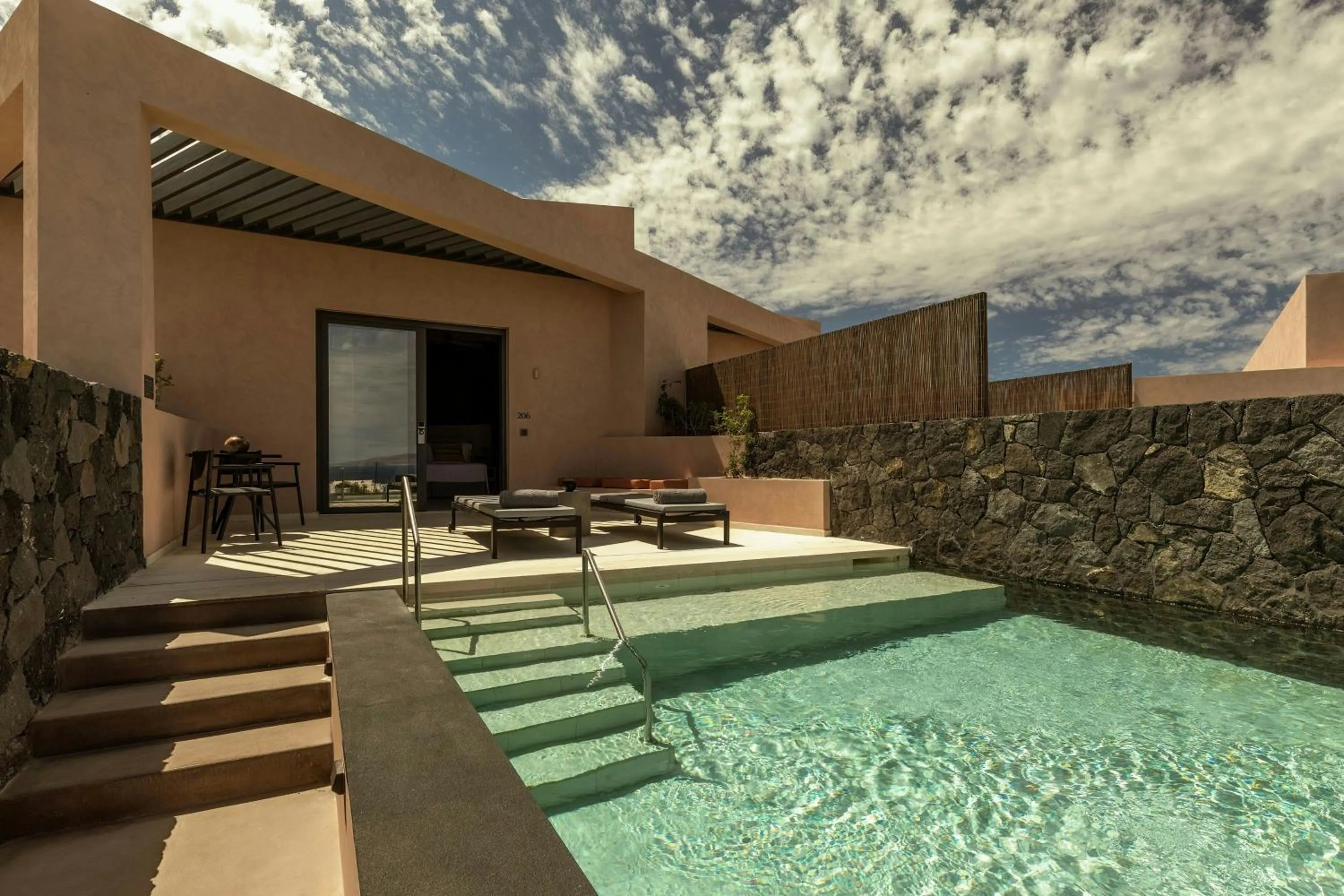 Swimming pool in Domes Novos Santorini, Autograph Collection