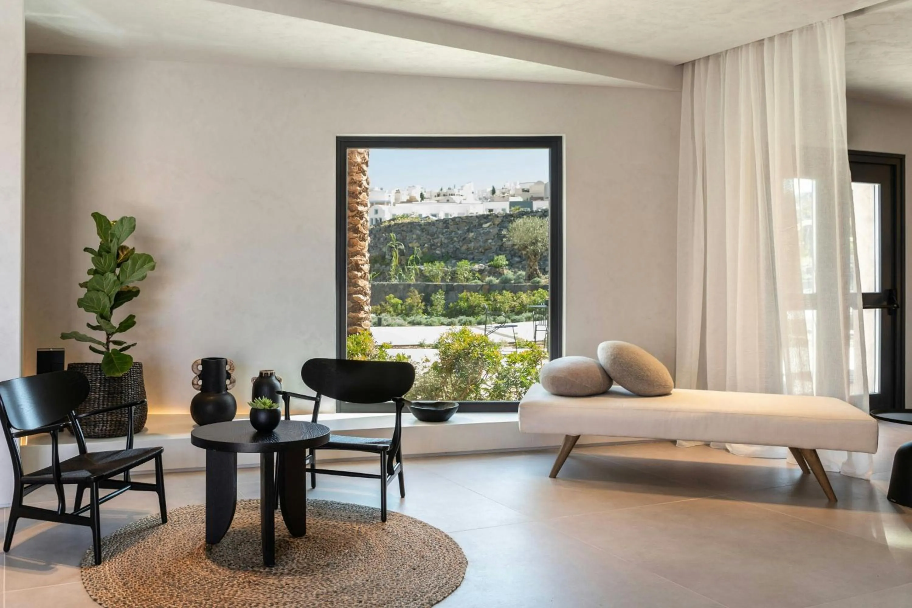 Lobby or reception, Bed in Domes Novos Santorini, Autograph Collection