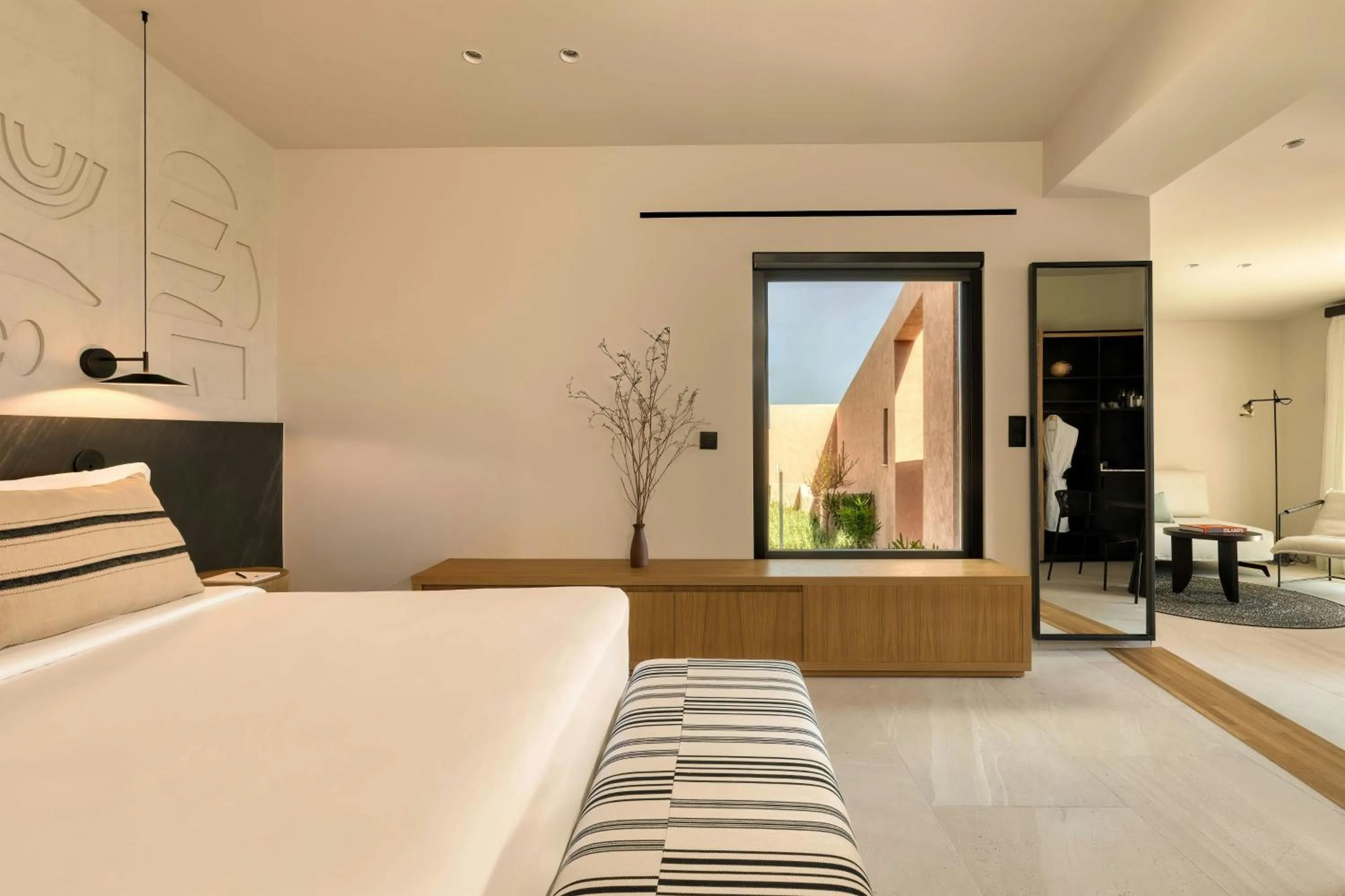 Swimming pool, Bed in Domes Novos Santorini, Autograph Collection