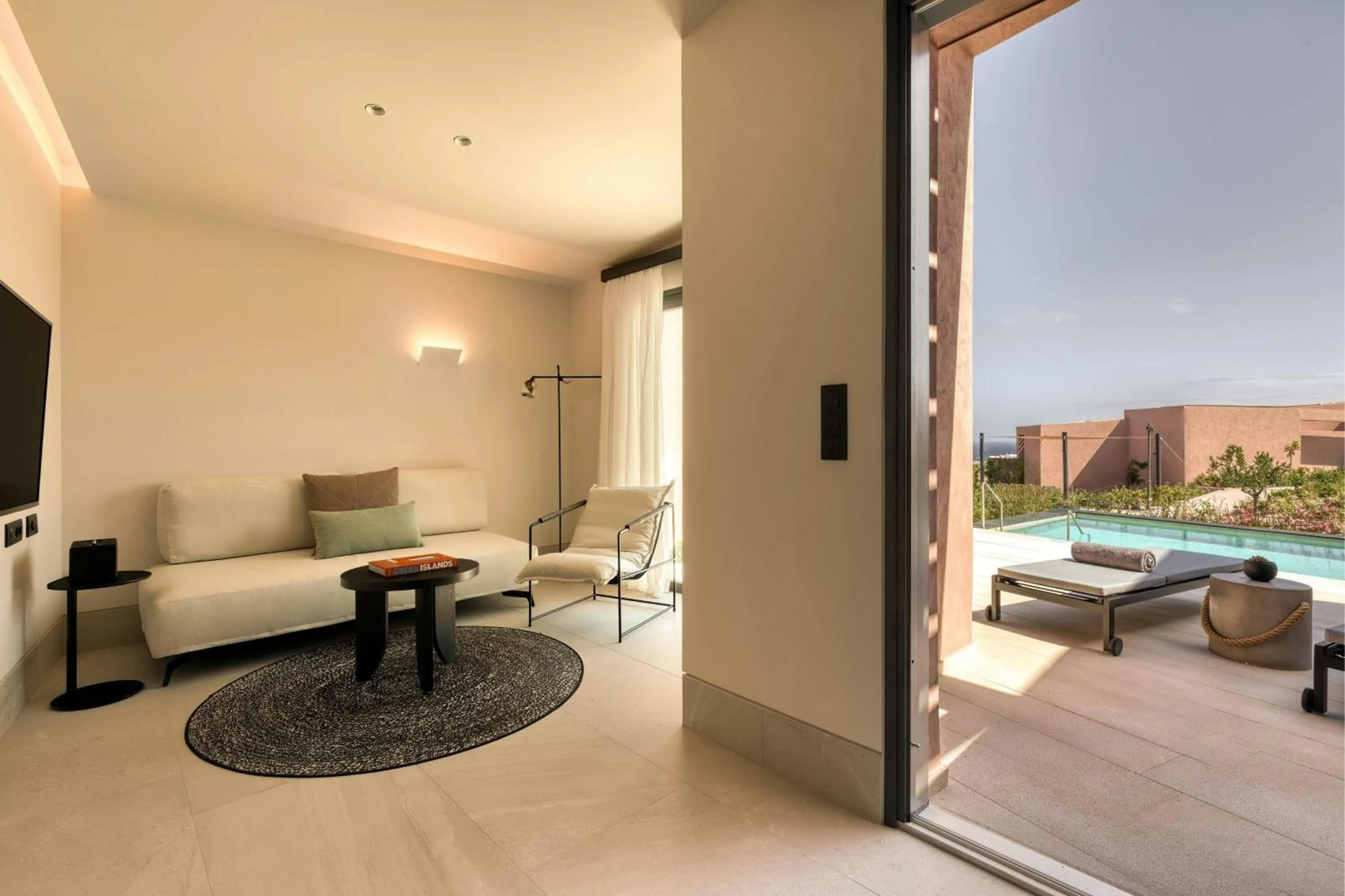 Swimming pool in Domes Novos Santorini, Autograph Collection